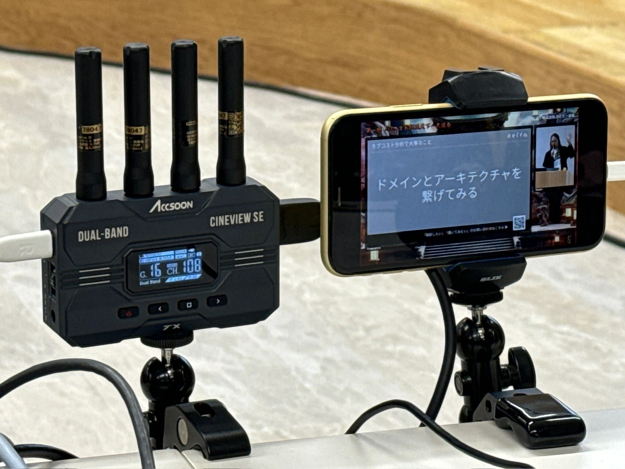 コミュニティで評判の良かったワイヤレス映像伝送機材「Accsoon