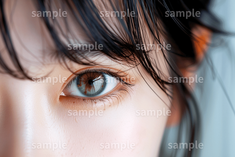 「綺麗な目の女性」フリー素材3枚セット｜まつ毛美容液・カラーコンタクト・美容整形・広告イメージ画像に