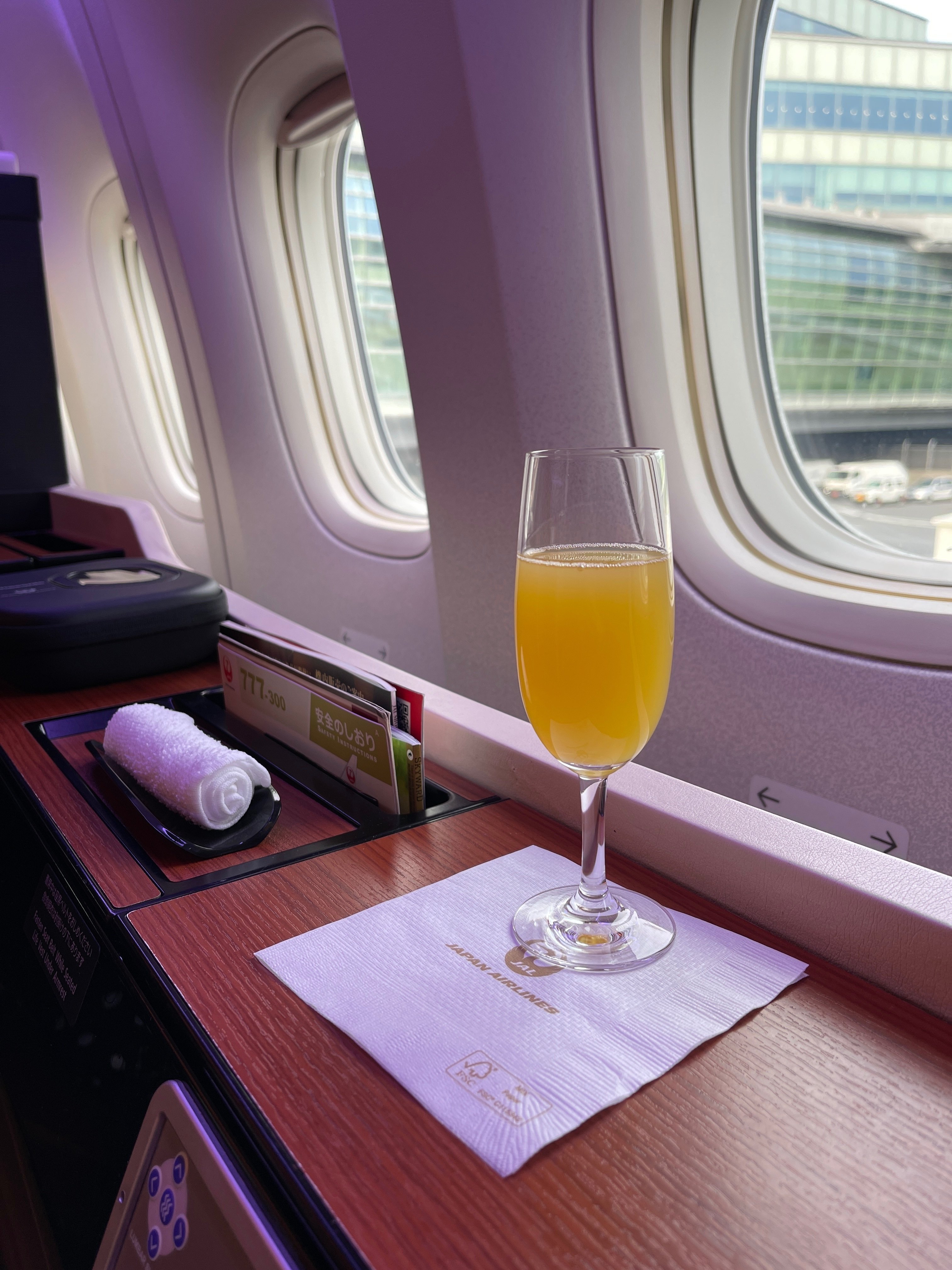 幸せすぎてどうにかなってしまいそうな機内 JALファーストクラスで行く