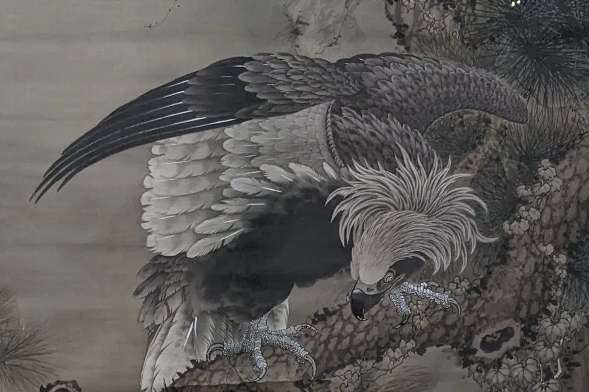 虎と鷲と老猿 東京国立博物館｜kaji