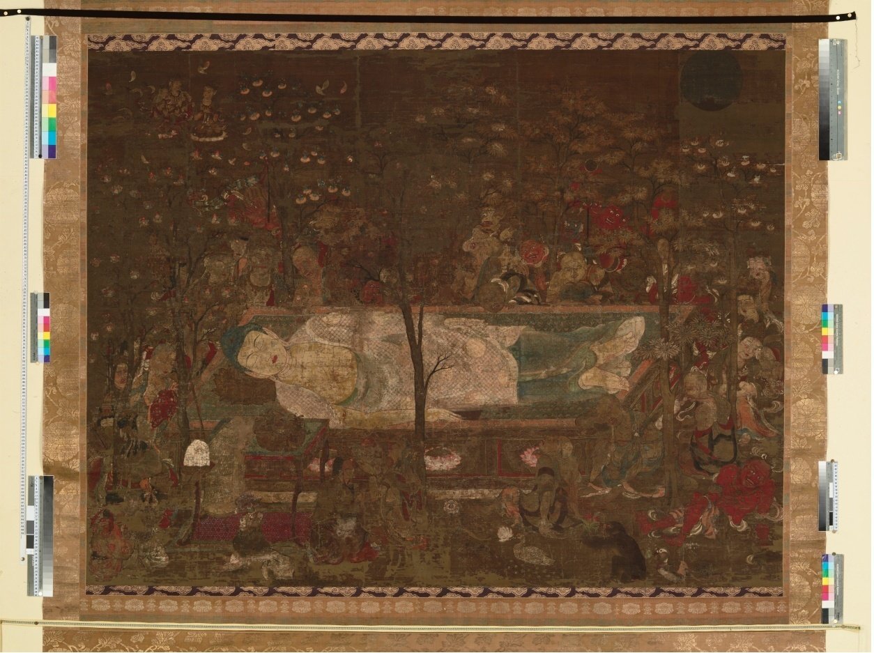 お釈迦さんの周りに大集合！ 《仏涅槃図》の絵解き完全版｜かわかわ