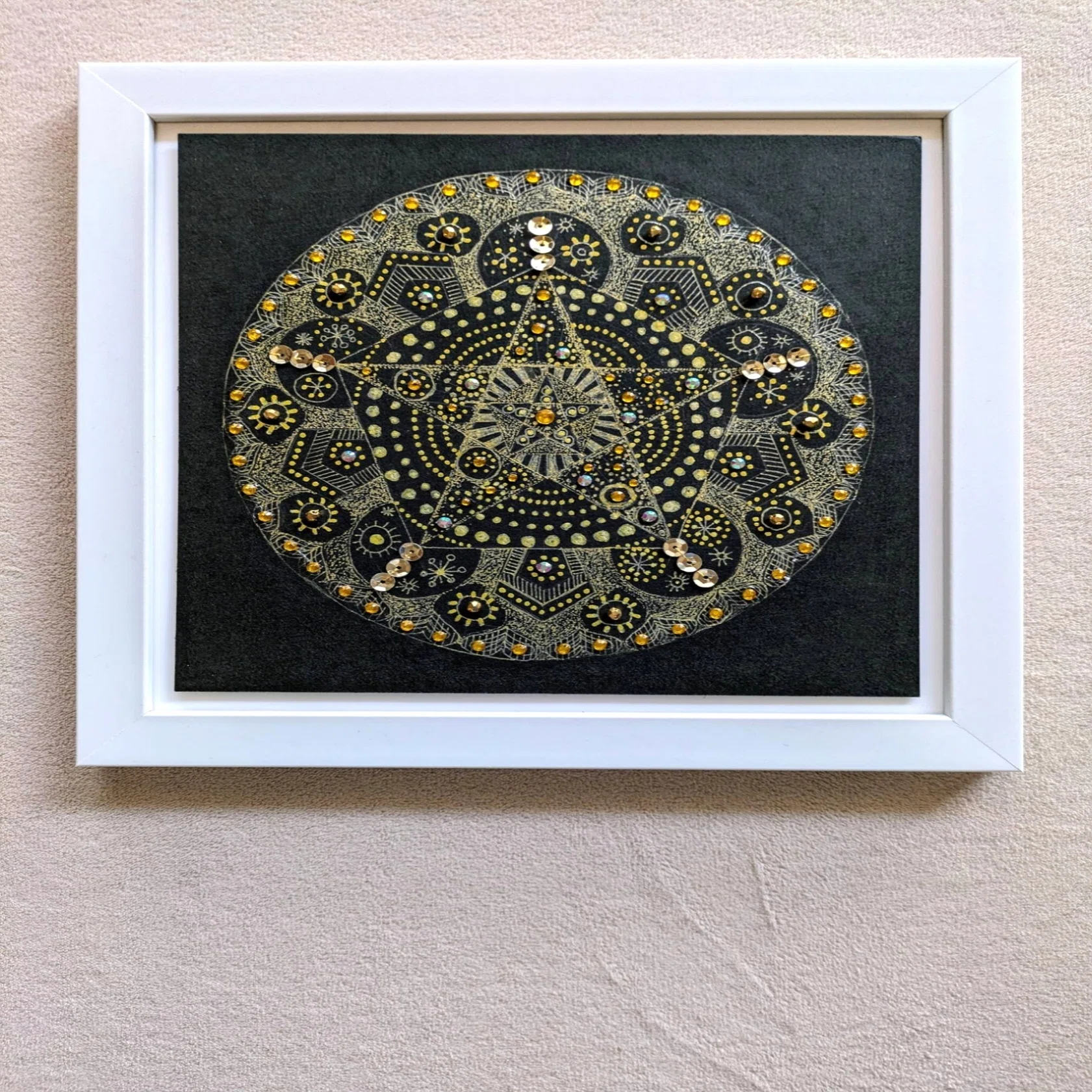 手描き曼荼羅アートその2｜あいか