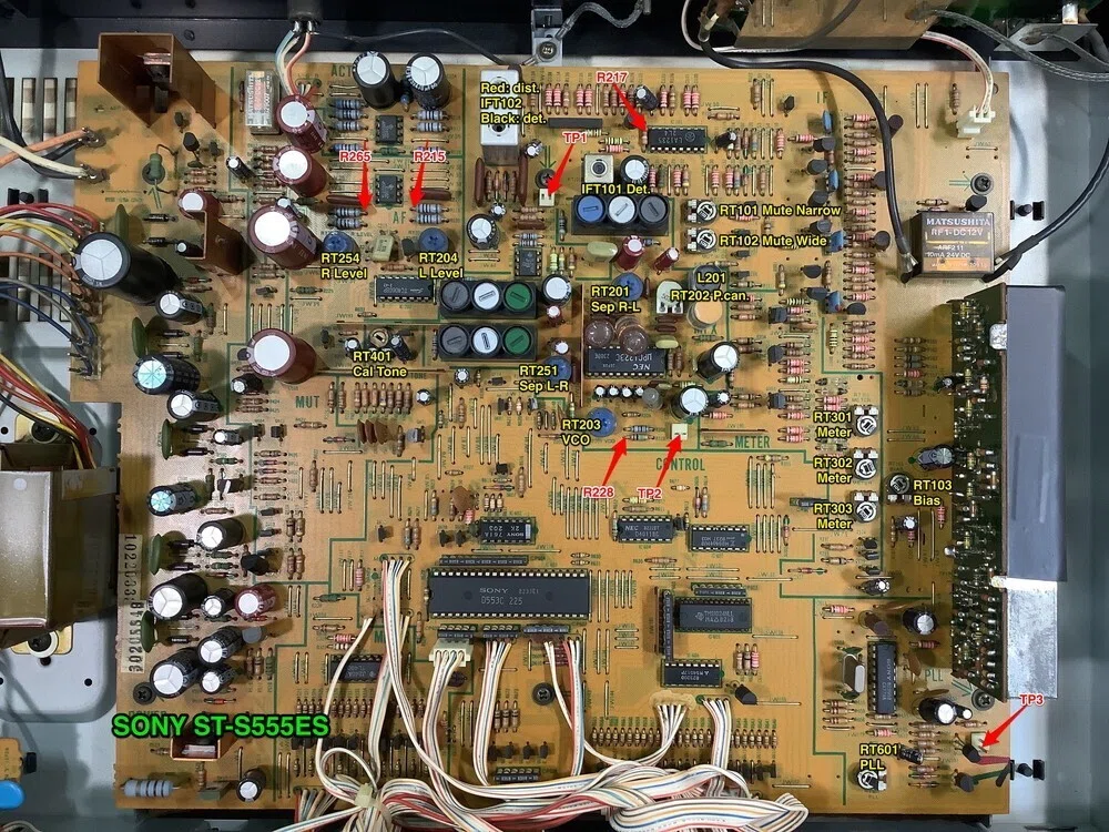 SONY ST-S555ES 修理調整記録2｜BLUESS Laboratory