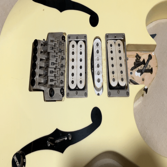 ジャンク品ギターを復活 Ibanez PGM30編 Part2: ボディの掃除｜nory_alt