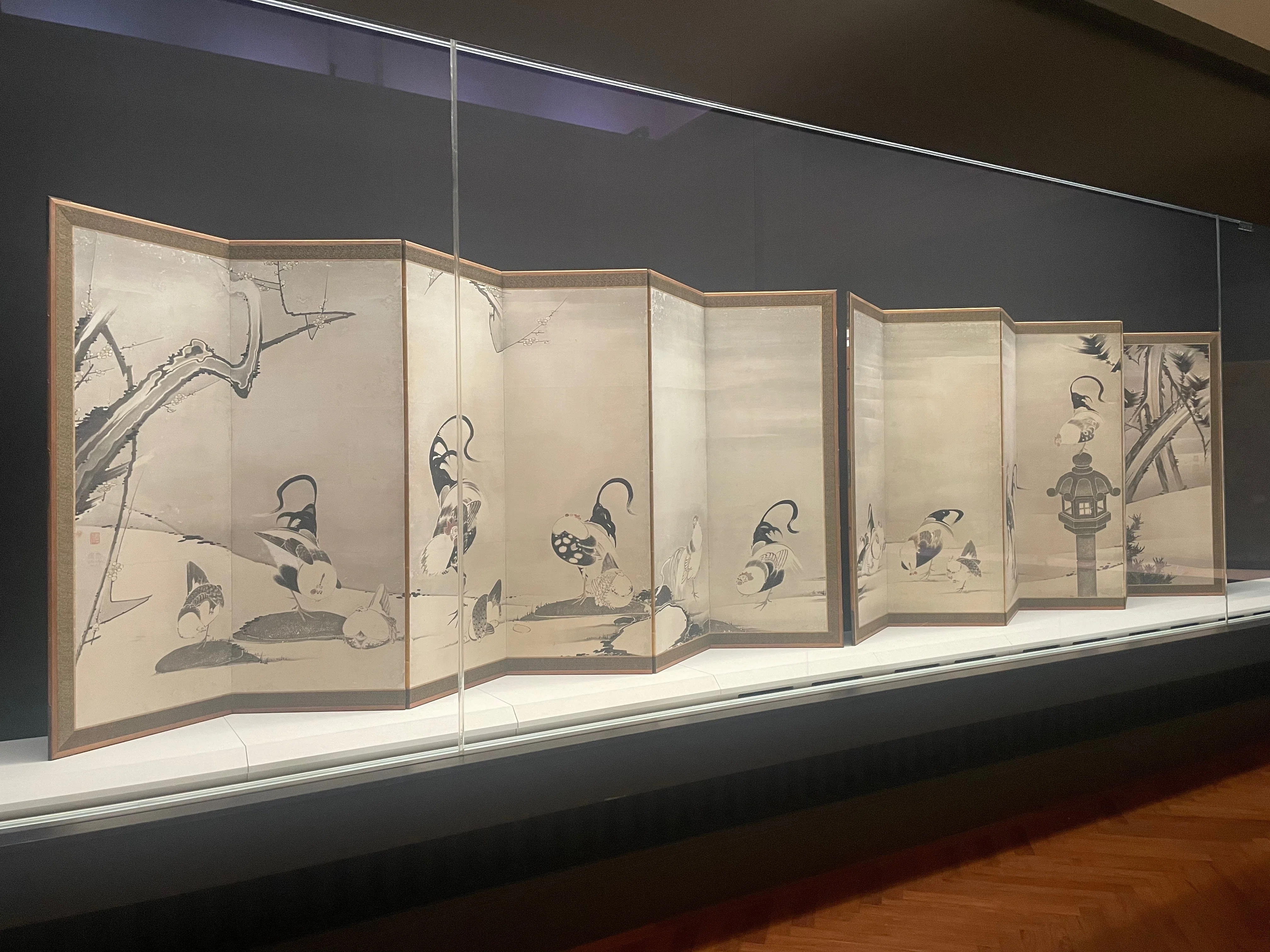 江戸時代の図譜と岡本秋暉の《四季花鳥図屏風》｜かわかわ