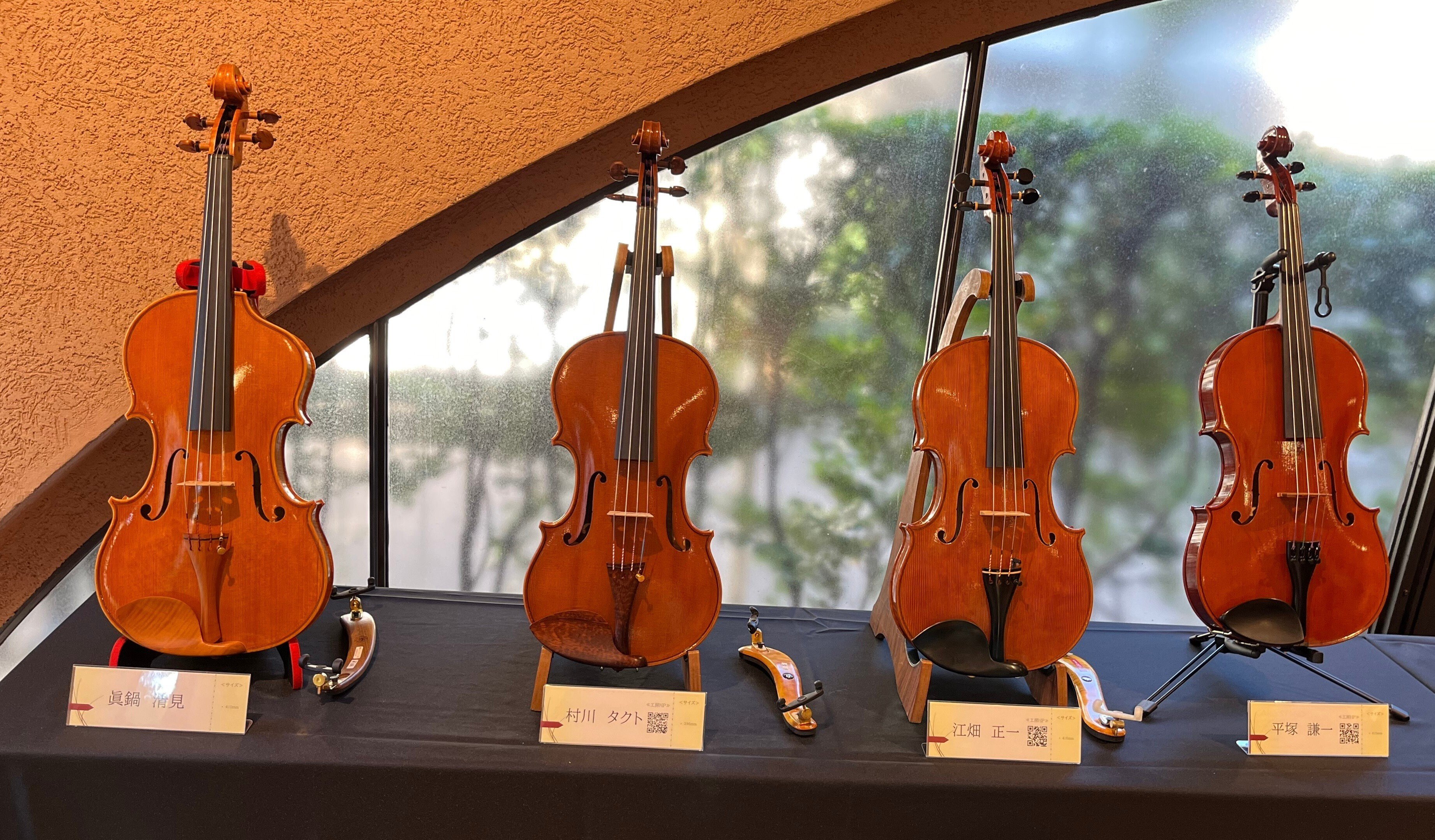 日本人製作家 ヴィオラ展示会(2024.2)｜Ralatalk