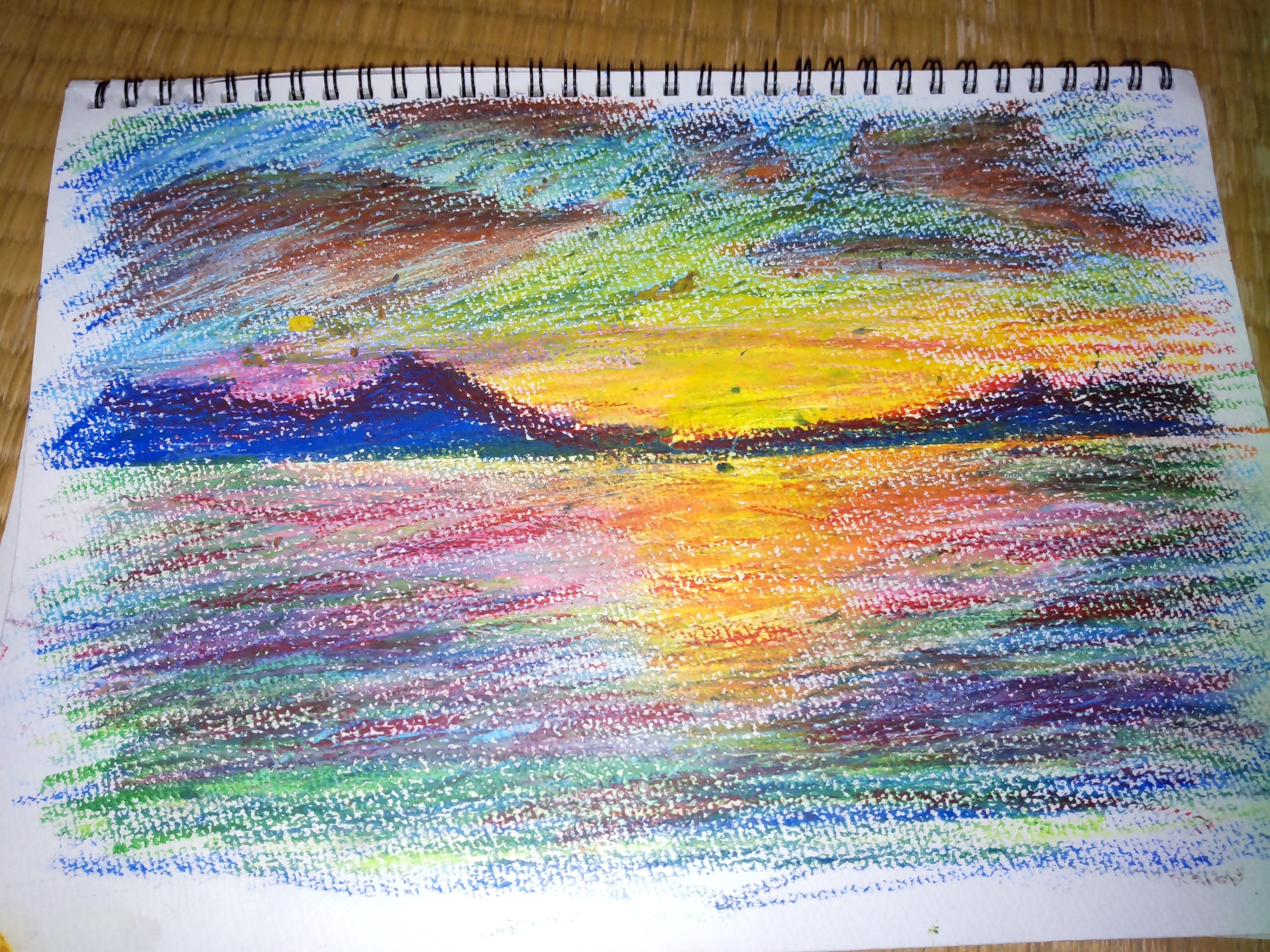 開運クレヨン画 皆も始めよう！！意外と楽しいクレヨン画｜ライギョカマシ