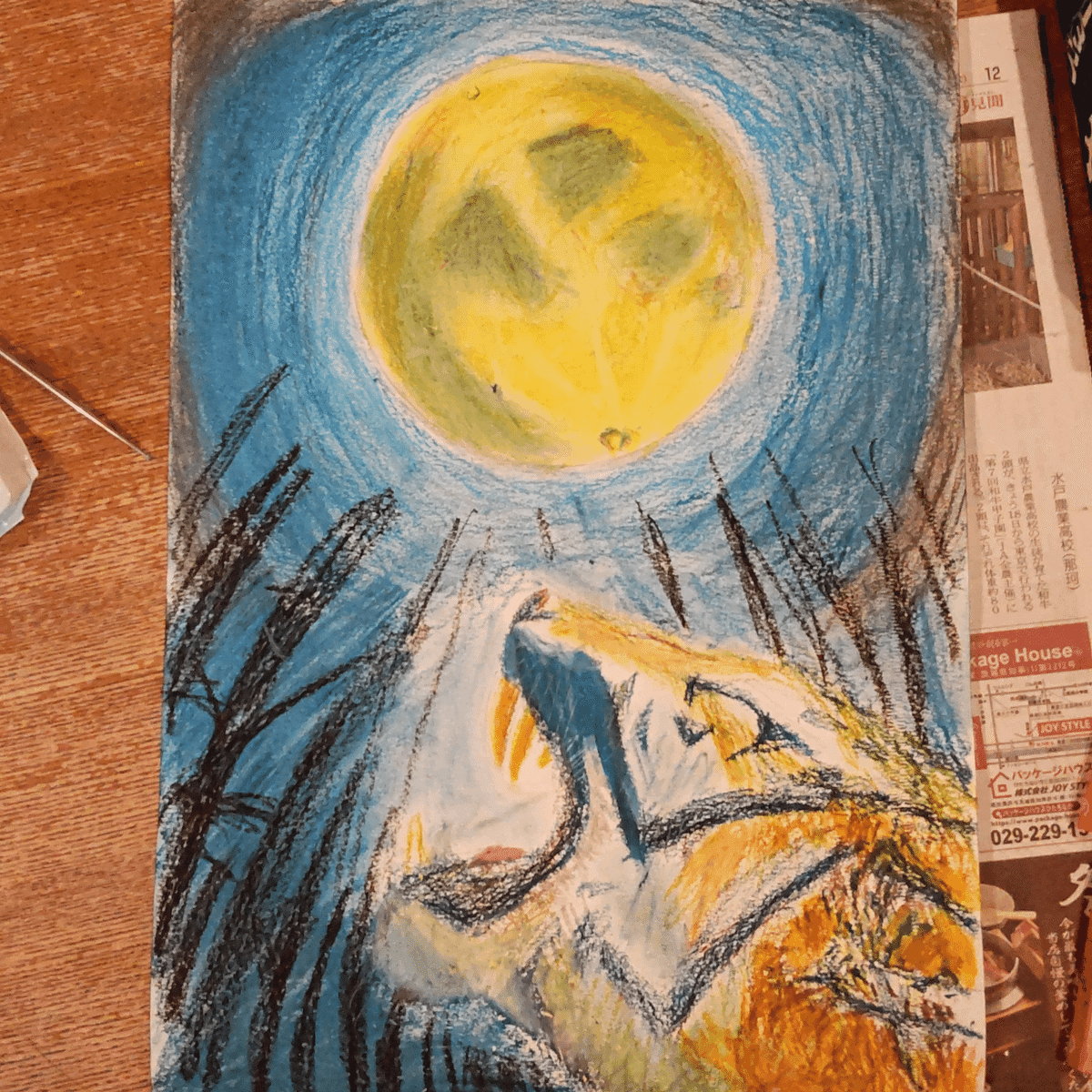 皆も始めよう！！意外と楽しいクレヨン画｜ライギョカマシ