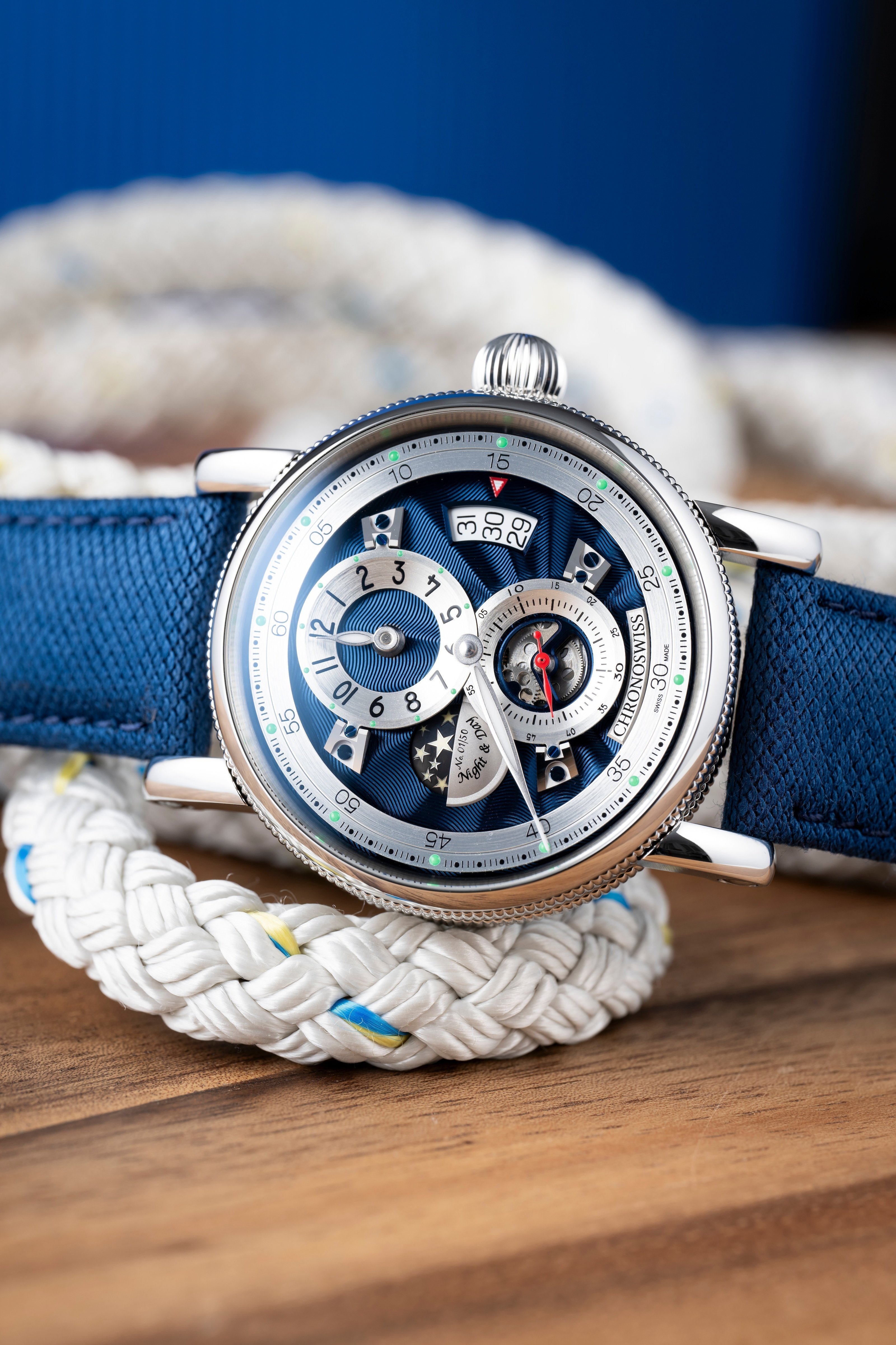 フライング・レギュレーター ナイト＆デイ CH-8763.1-BLSI2 «Midnight