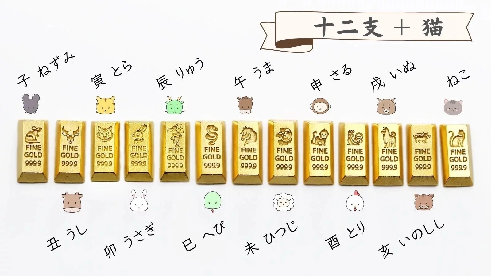 無病息災・厄除祈願」に自分の干支を持つ！大人気BABYGOLDの干支