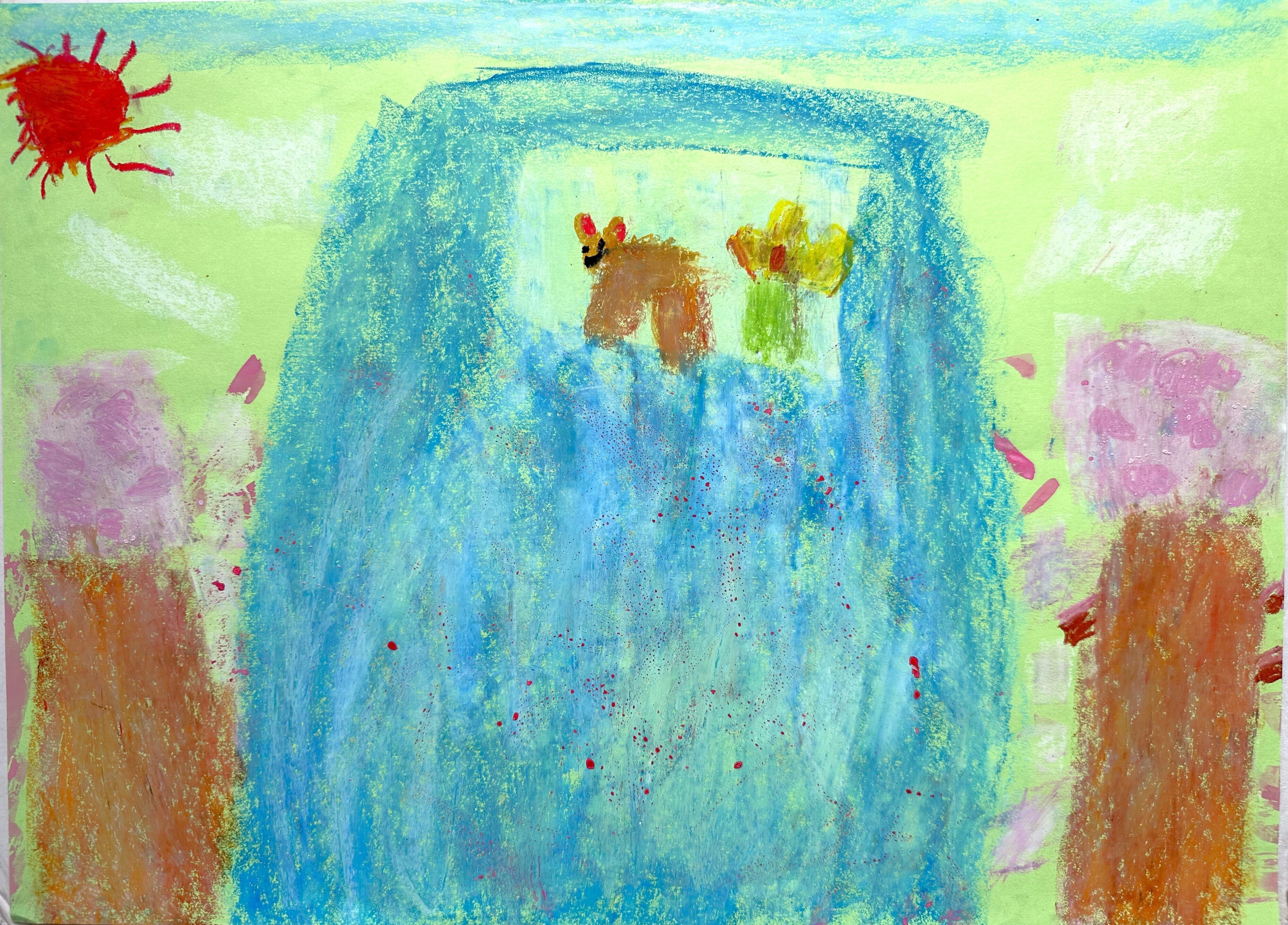 KID 油絵アート KID 油絵アート KID 油絵アート アンティーク 油彩 絵画 セット B4原画