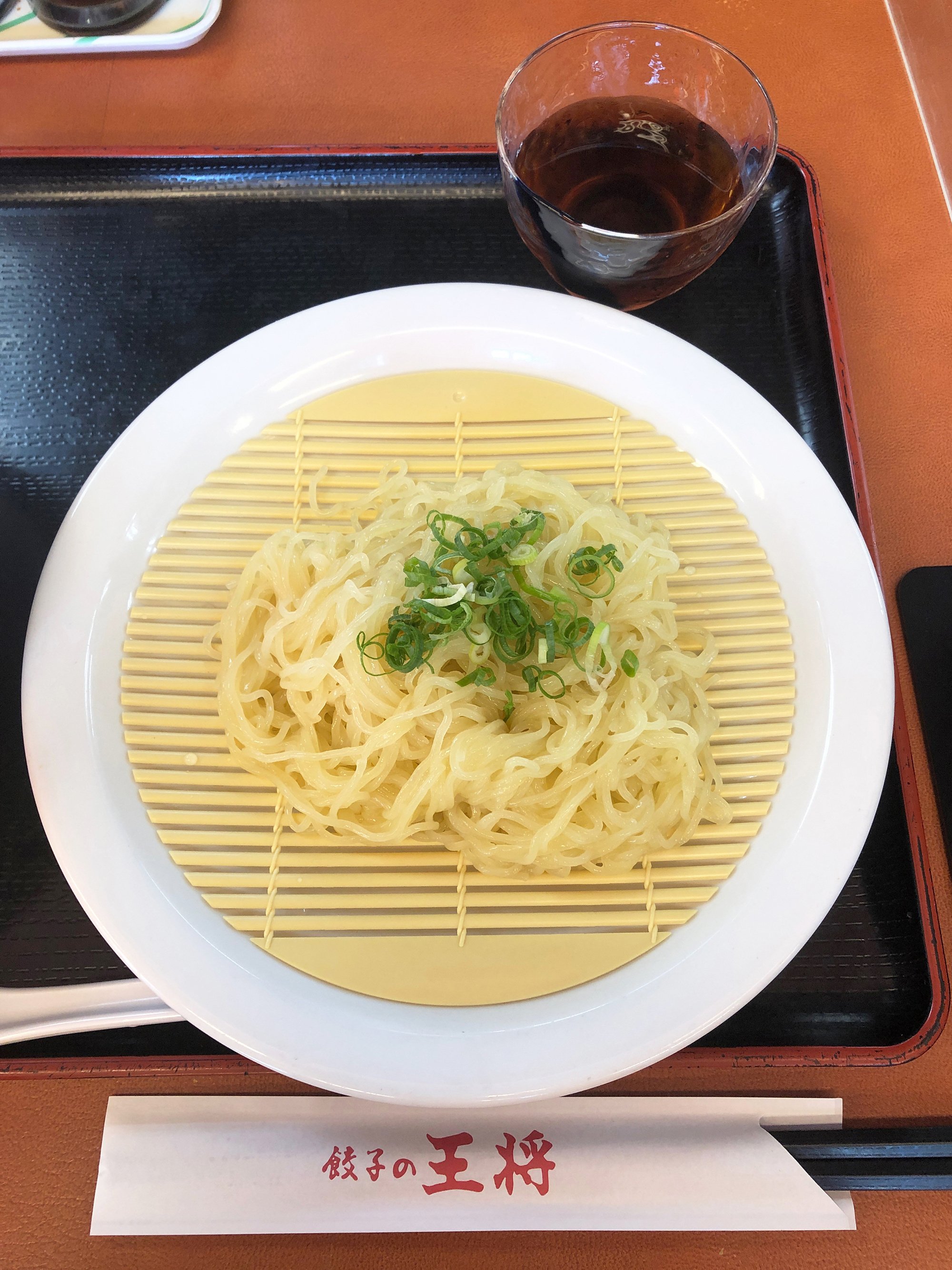 餃子の王将》 ざる麺定食｜Jumpei Kawamura