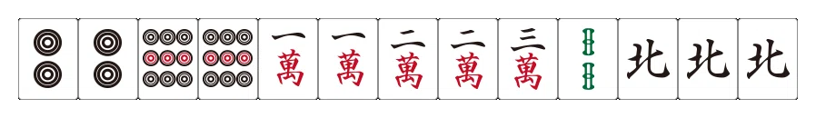 Winning with a Single Draw Using Triplets [Seven Pairs]｜文月麟政@麻雀