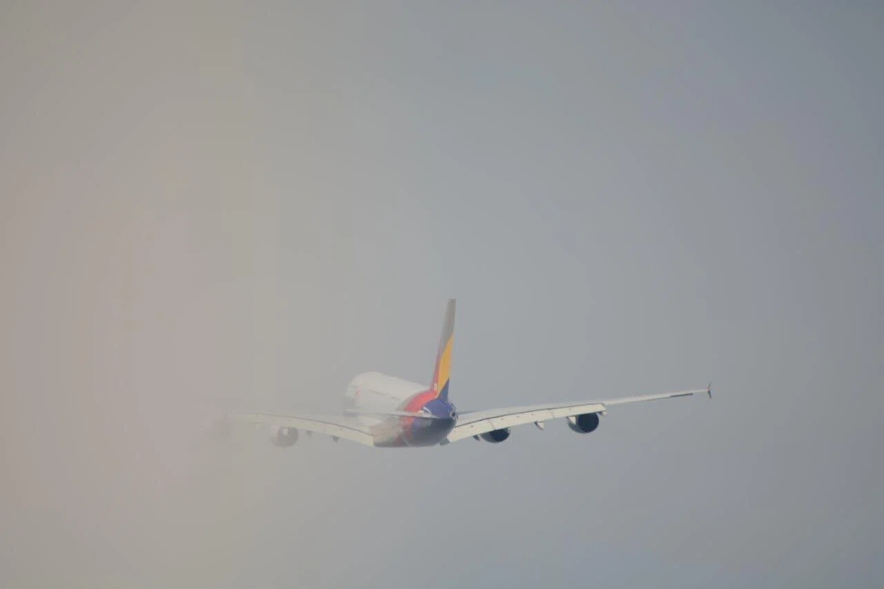 アシアナ航空の世界最大の旅客機“エアバスA380”の思い出のシーン(KIX