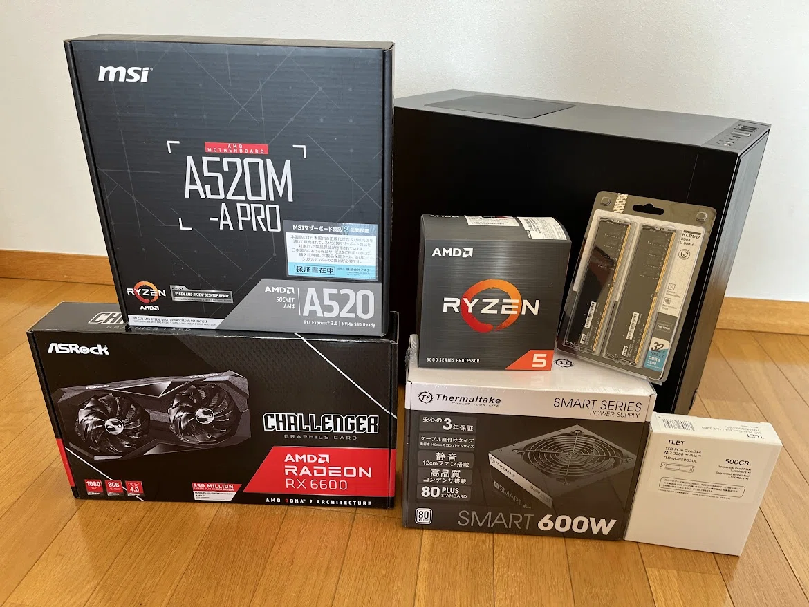 4万円台で快適なリモートワーク用デスクトップパソコンを作ってみた