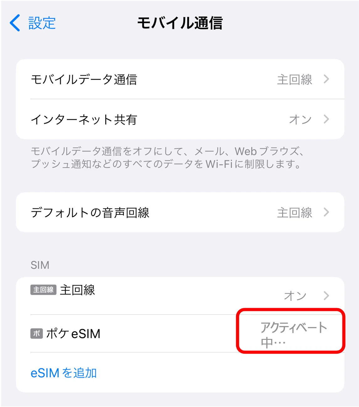 eSIM設置中に起きる不具合と解消方法(iPhone)-できることならスムーズ