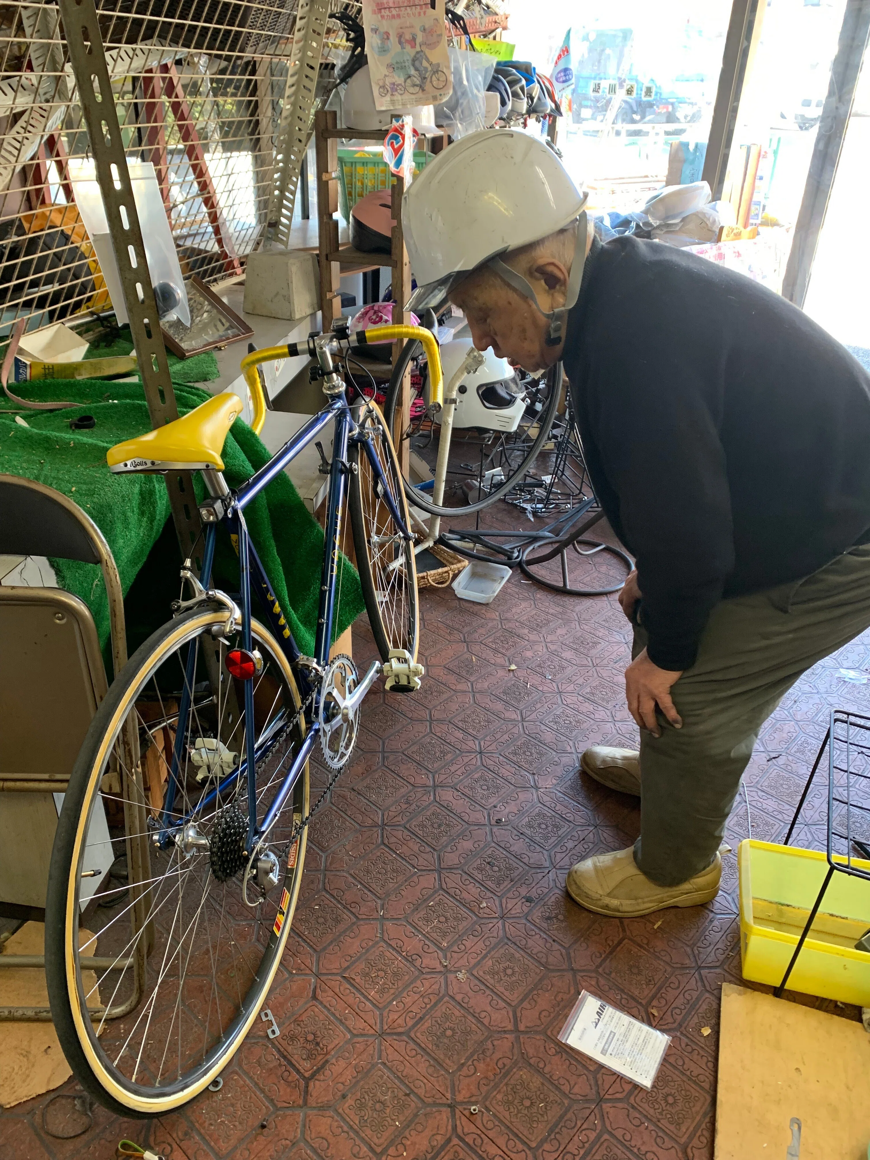愛車紹介4:BLUE VOGUEと長谷川自転車商会再訪｜vogue-rider