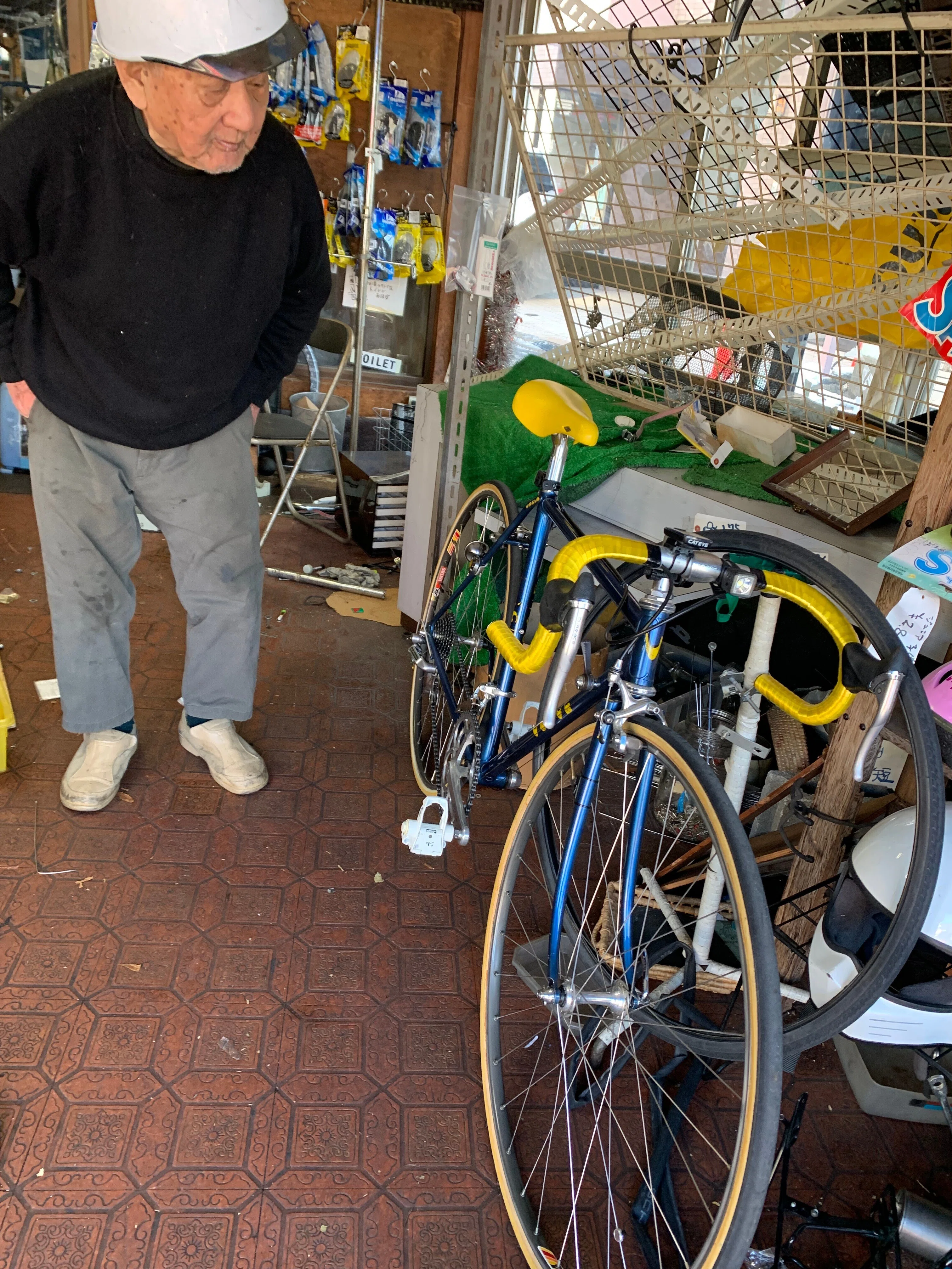 愛車紹介4:BLUE VOGUEと長谷川自転車商会再訪｜vogue-rider