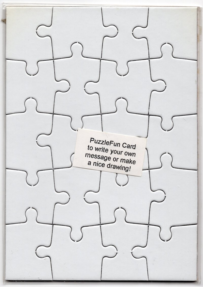 ジグソーパズルのポストカード（PuzzleFun）