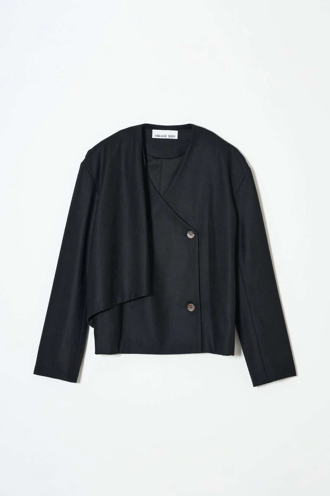 MIKAGE SHIN 24ss Knit 物好き Vest Black