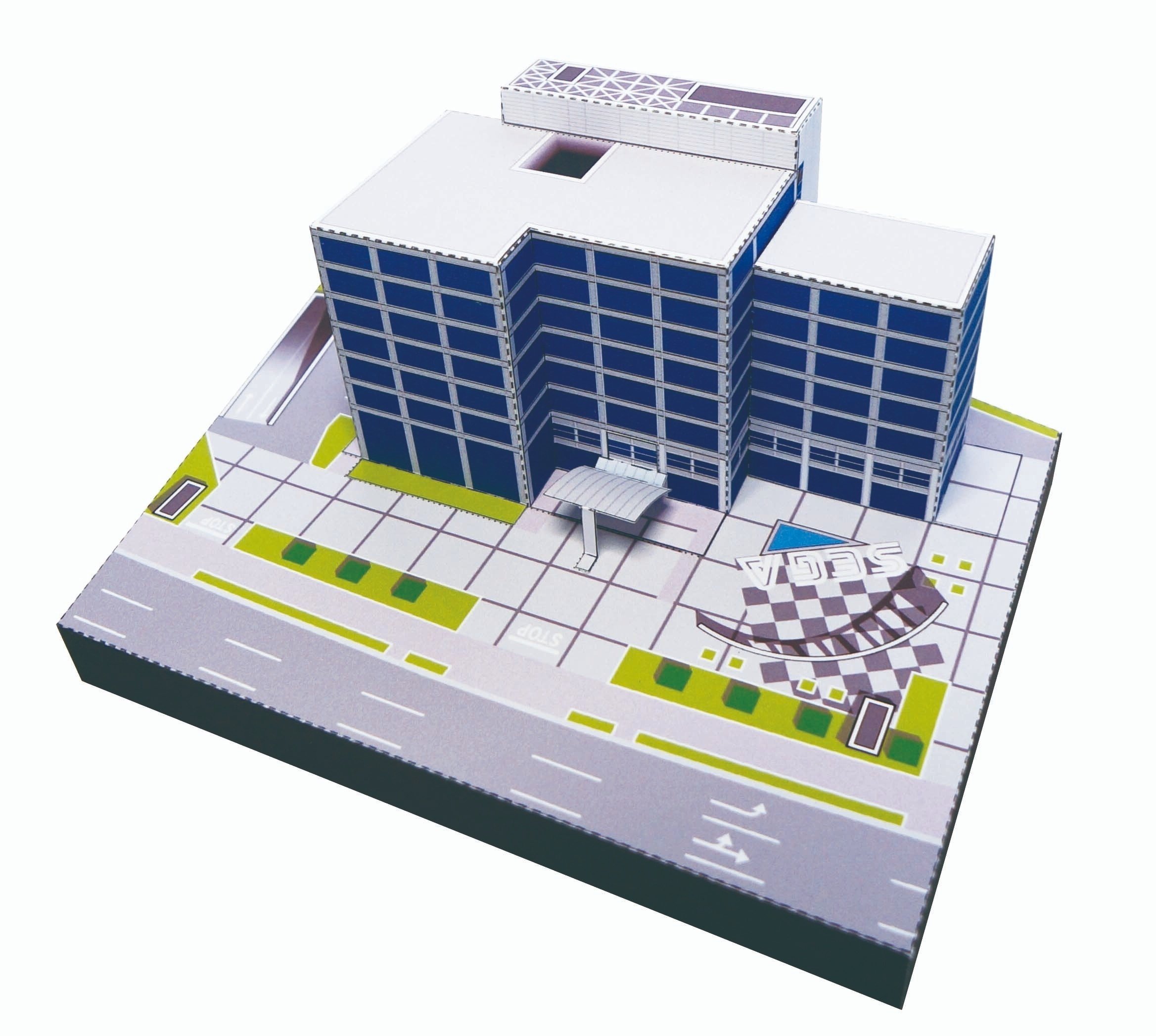 Beep21』2024年間購読者特別付録ペーパークラフトでセガを