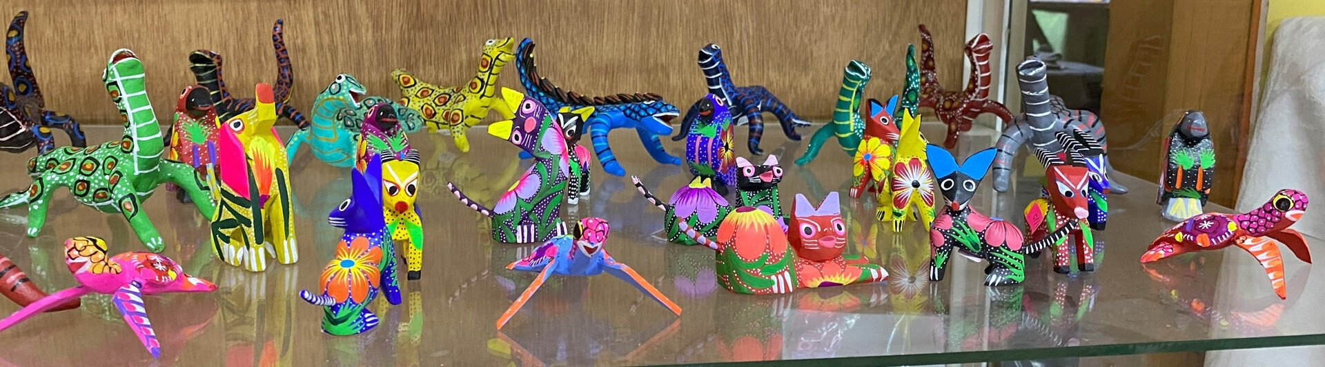 メキシコ 木工芸品 アレブリヘス クジャク メキシコ 木工芸品