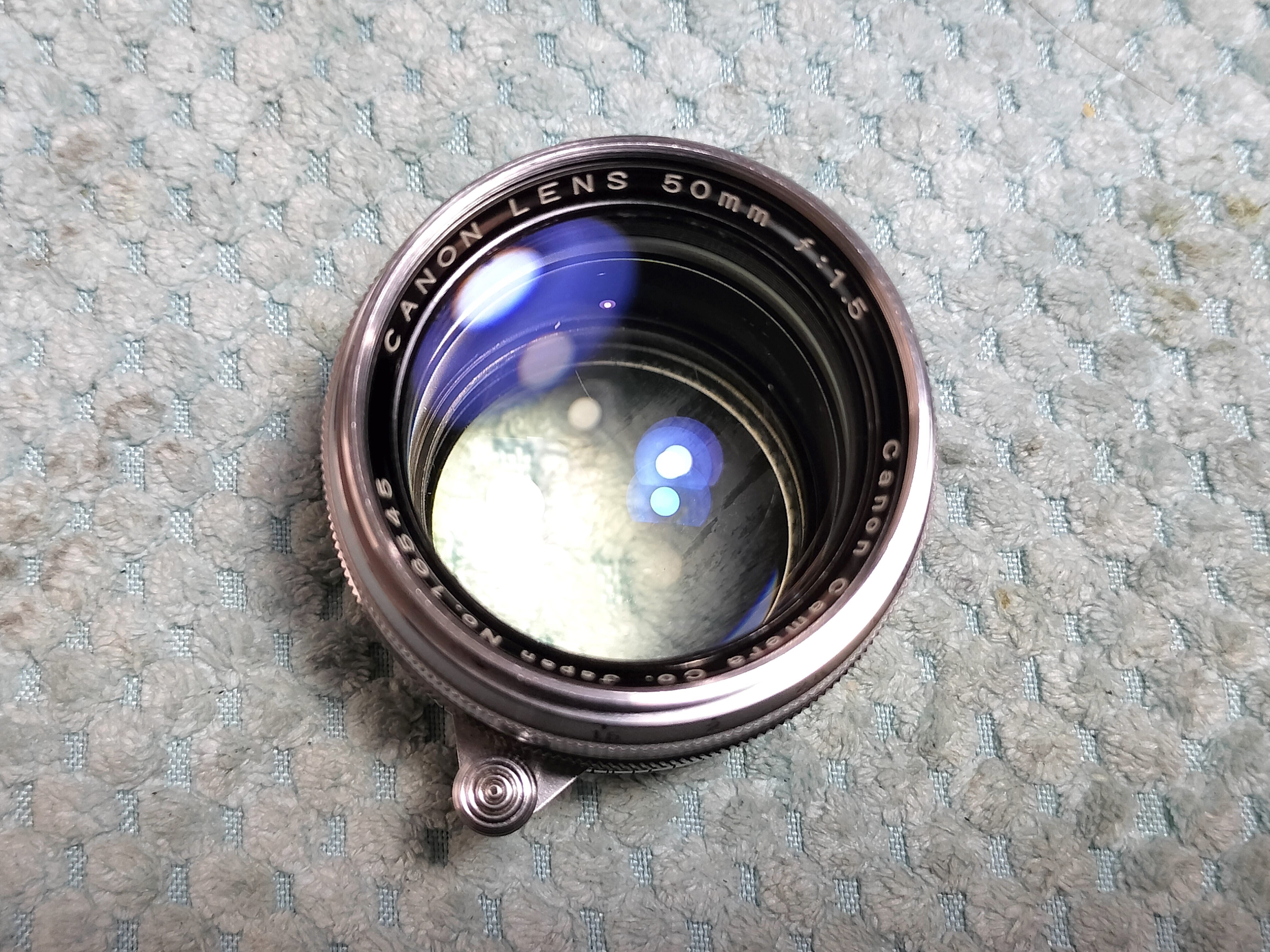 Canon 50mm F/1.5 L39 Lマウントの分解｜フィルムカメラ修理のアクアカメラ