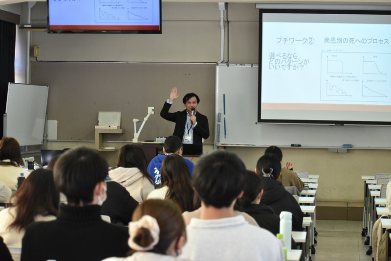 千葉県立保健医療大学で講演をしました!|はもれびクリニック(くぬぎ山ファミリークリニック)