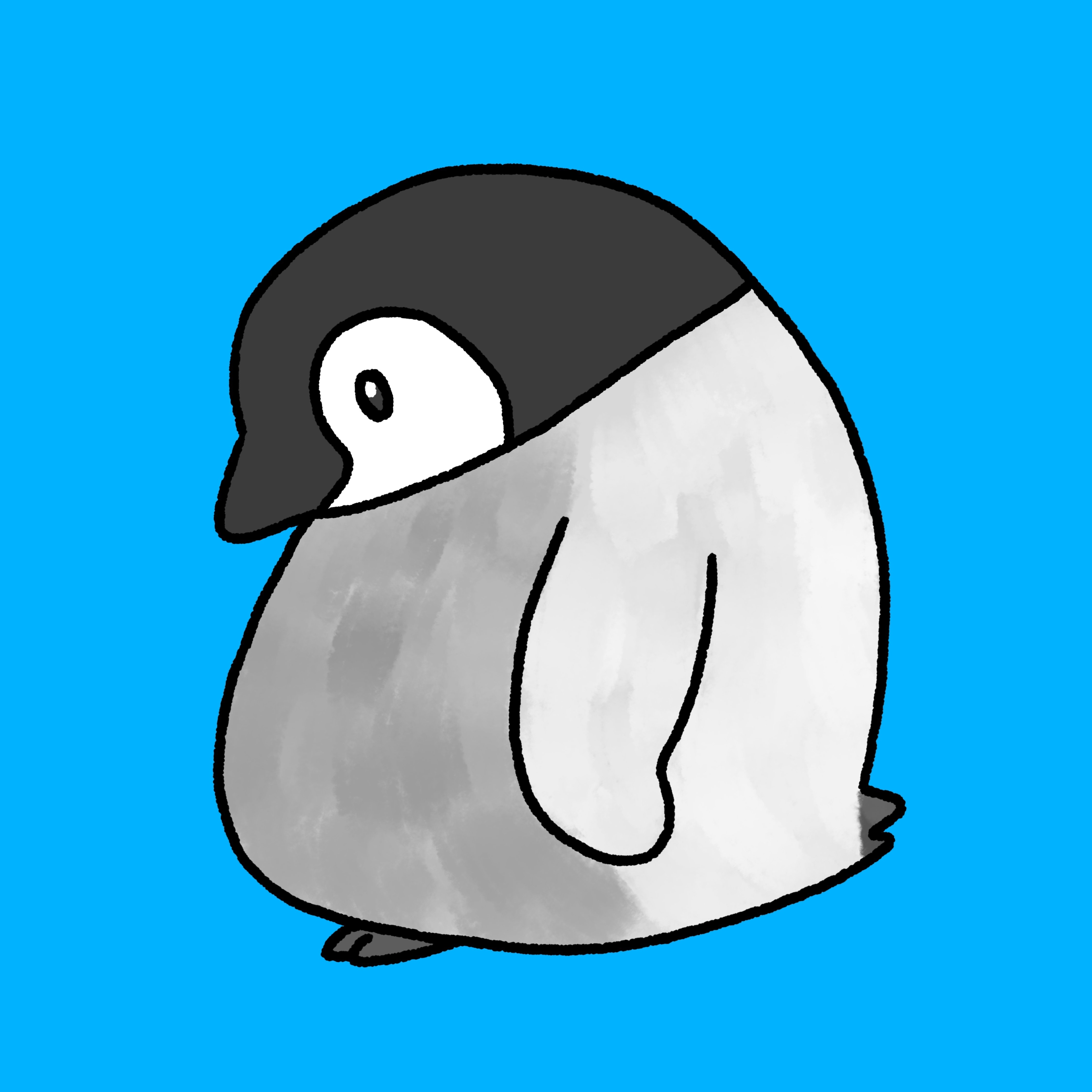 187 キングペンギンのヒナ｜テツロウ（イラストレーター）