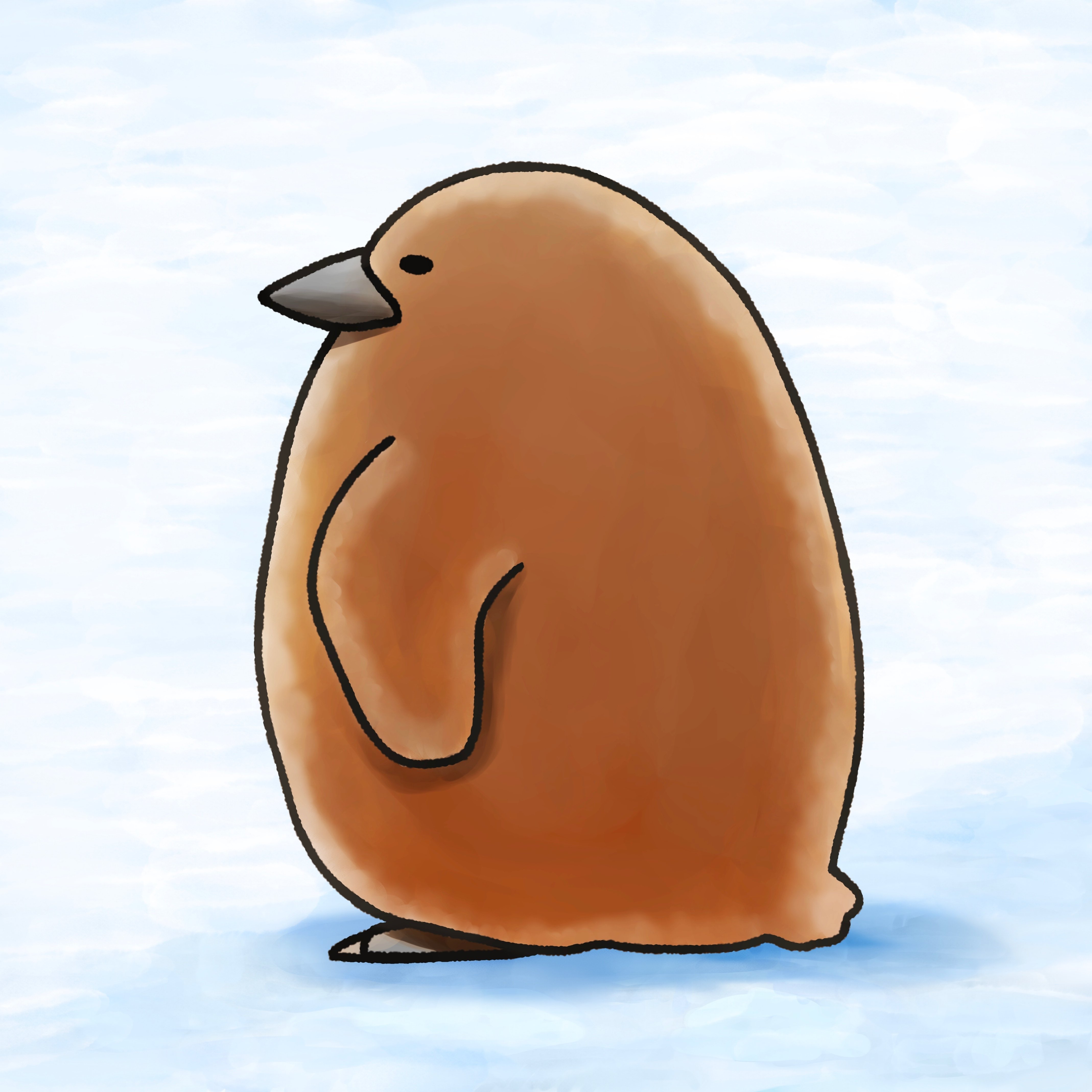 187 キングペンギンのヒナ｜テツロウ（イラストレーター）