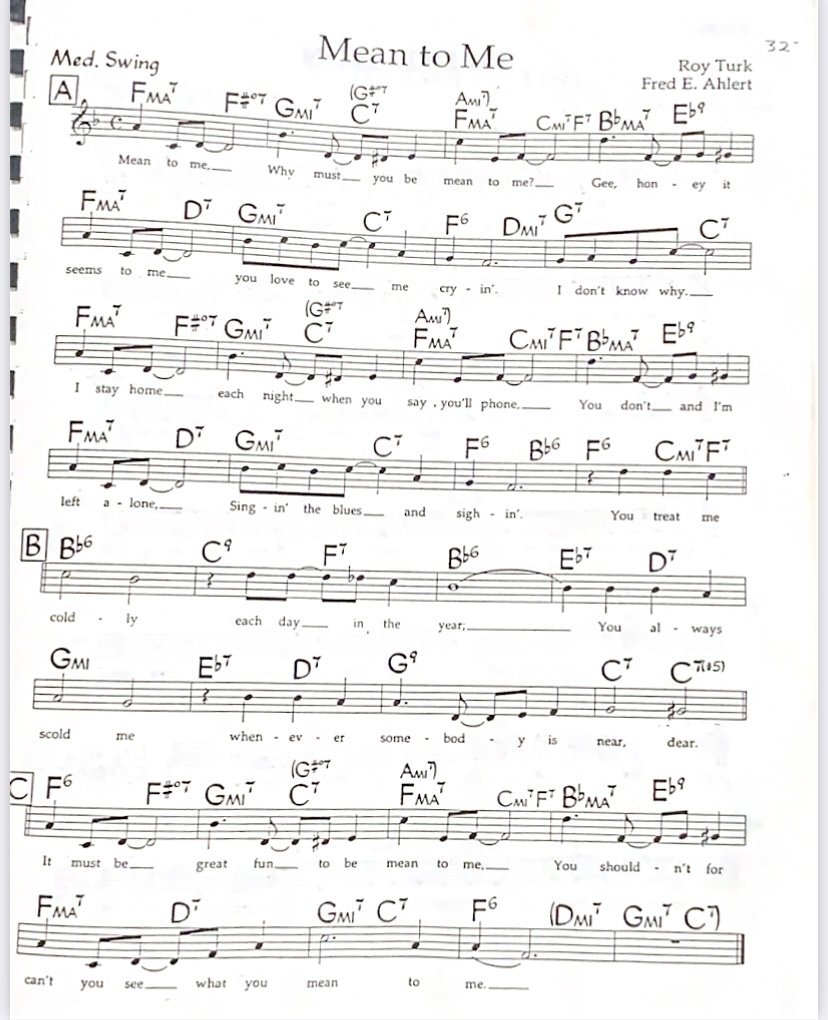 Mean to Me (課題曲)｜霧生ナブ子／ Nabuko Kiryu