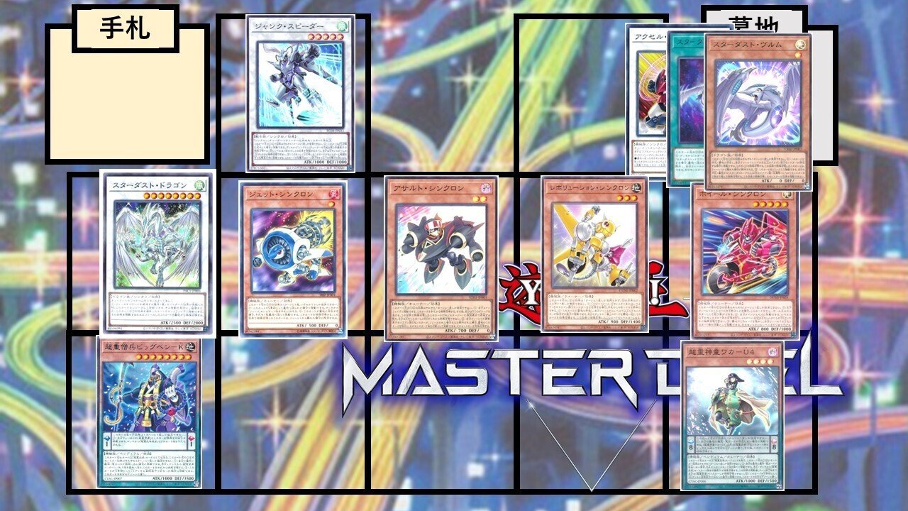 空前絶後の超絶展開！！！超重勇者シンクロン展開【遊戯王マスター