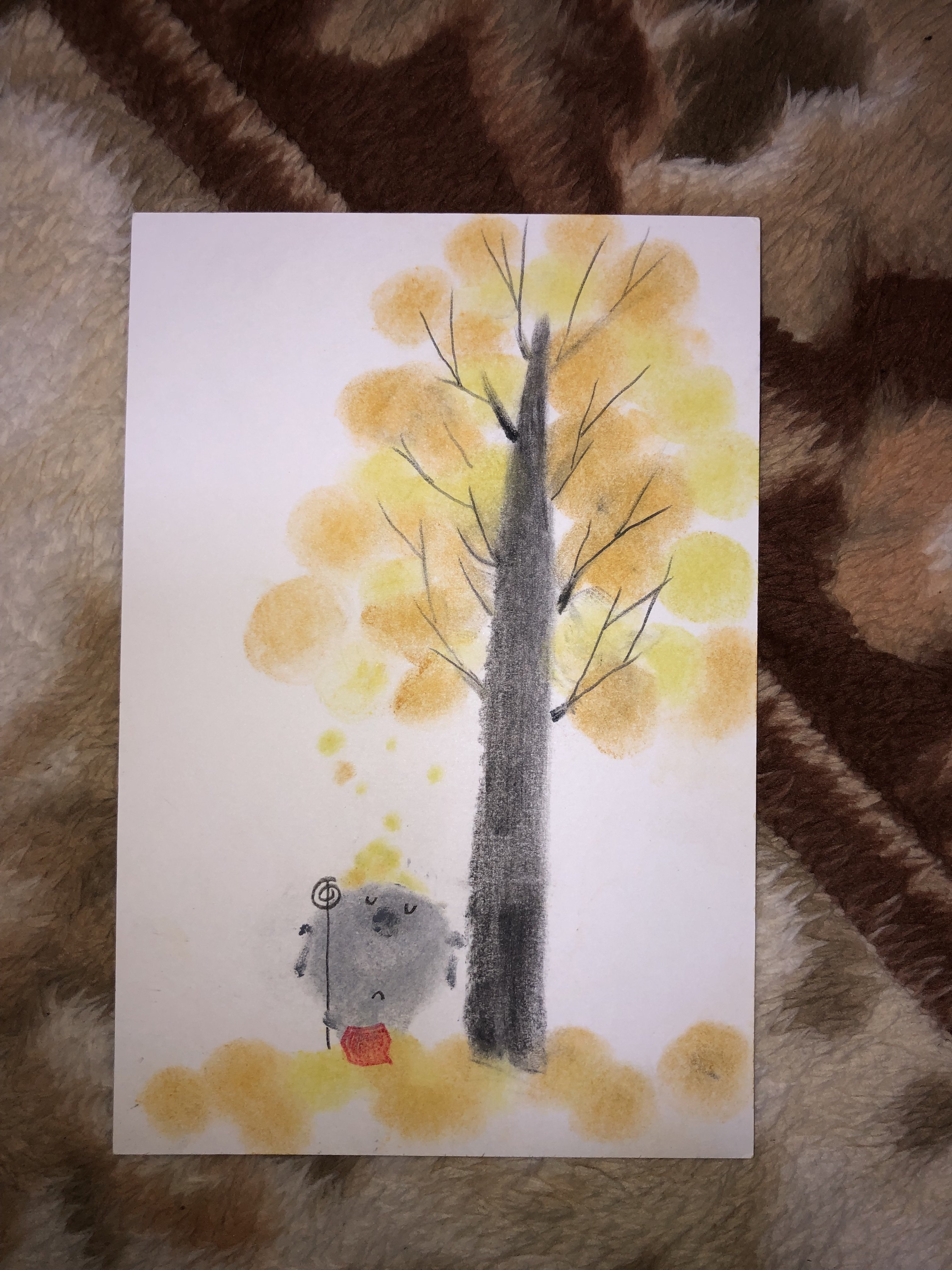 新規購入 私が描いたパステル画のお地蔵さんシリーズです❗️｜まる 絵画