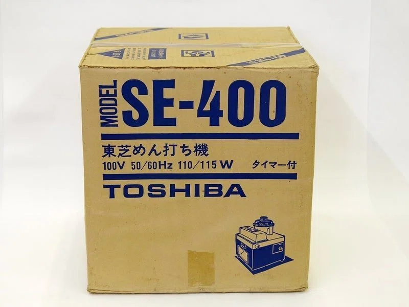 東芝めん打ち機　SE-400 ①東芝めん打ち機 SE-400／昭和の「家電製麺機」を愛でる会｜玉置標本
