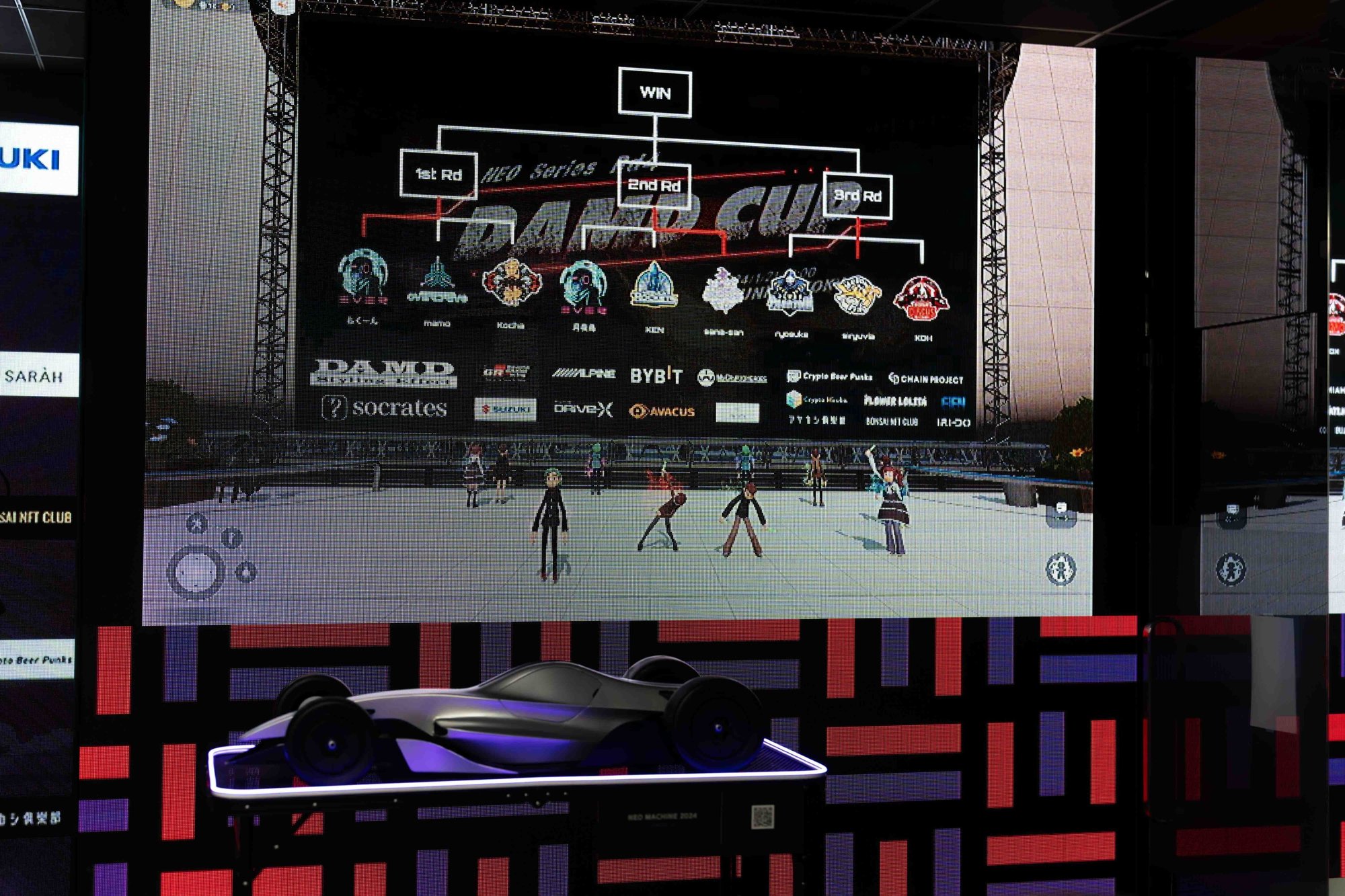 lolida MetaMeでパブリックビューイング!新時代のモータースポーツ「NEO SERIES 2023 FINAL DAMD CUP Rd.4」|「MetaMe」公式note