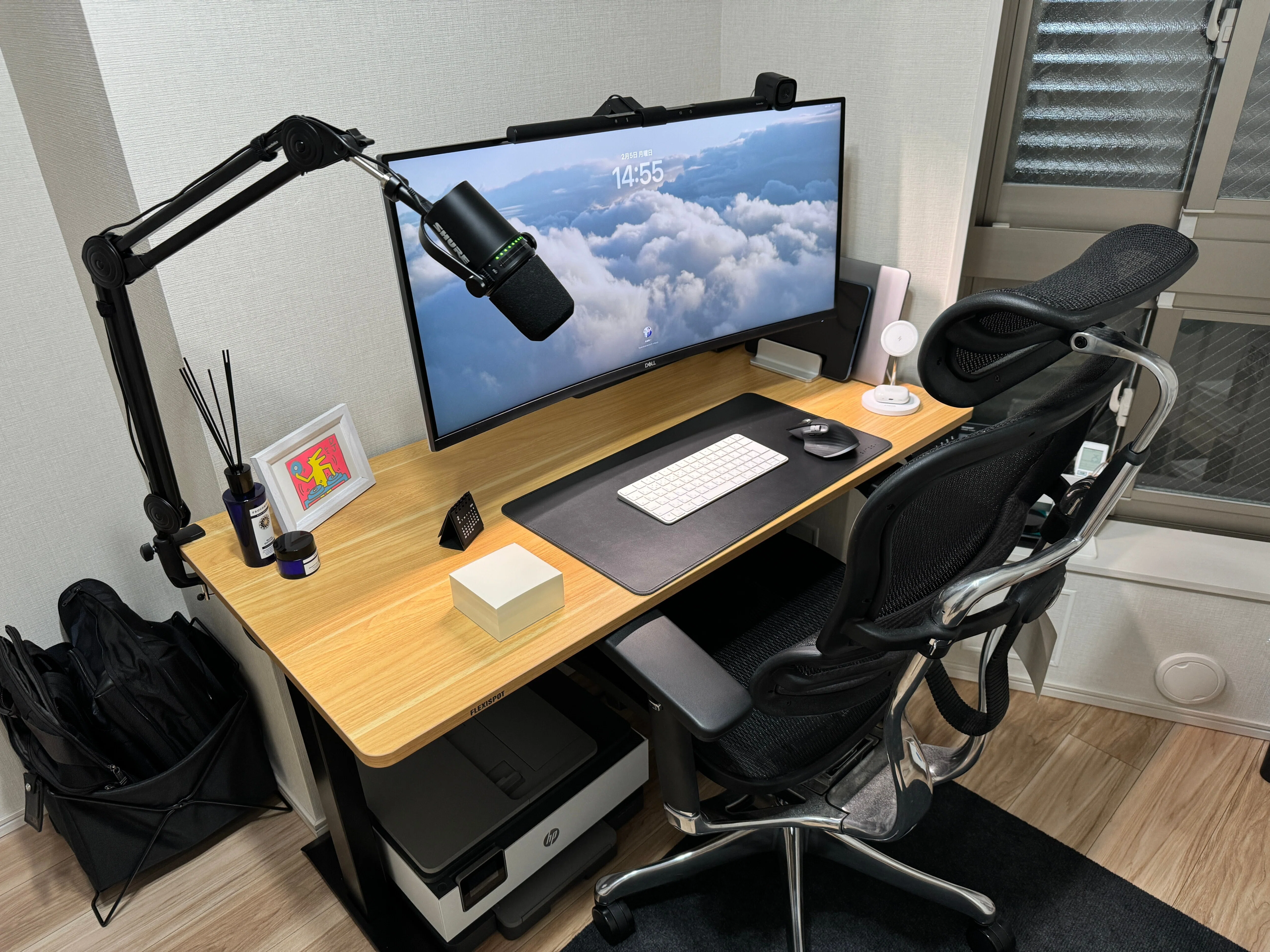 Desk Tour 2024 - ケーブル隠しにこだわる！-｜大波 周一（BIGW@VE）