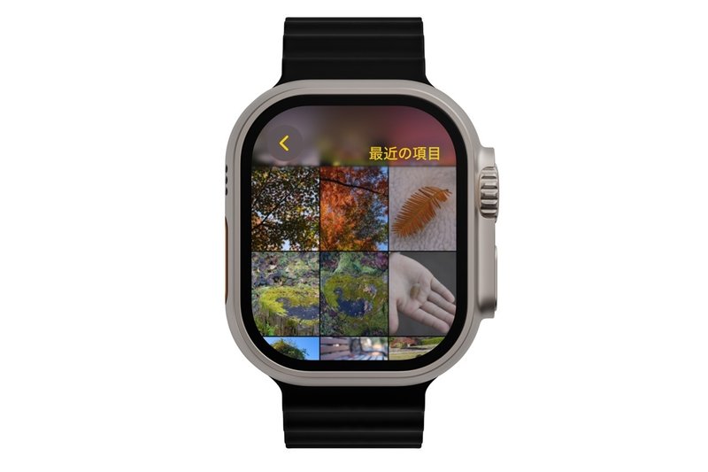 Apple Watchの写真アプリ