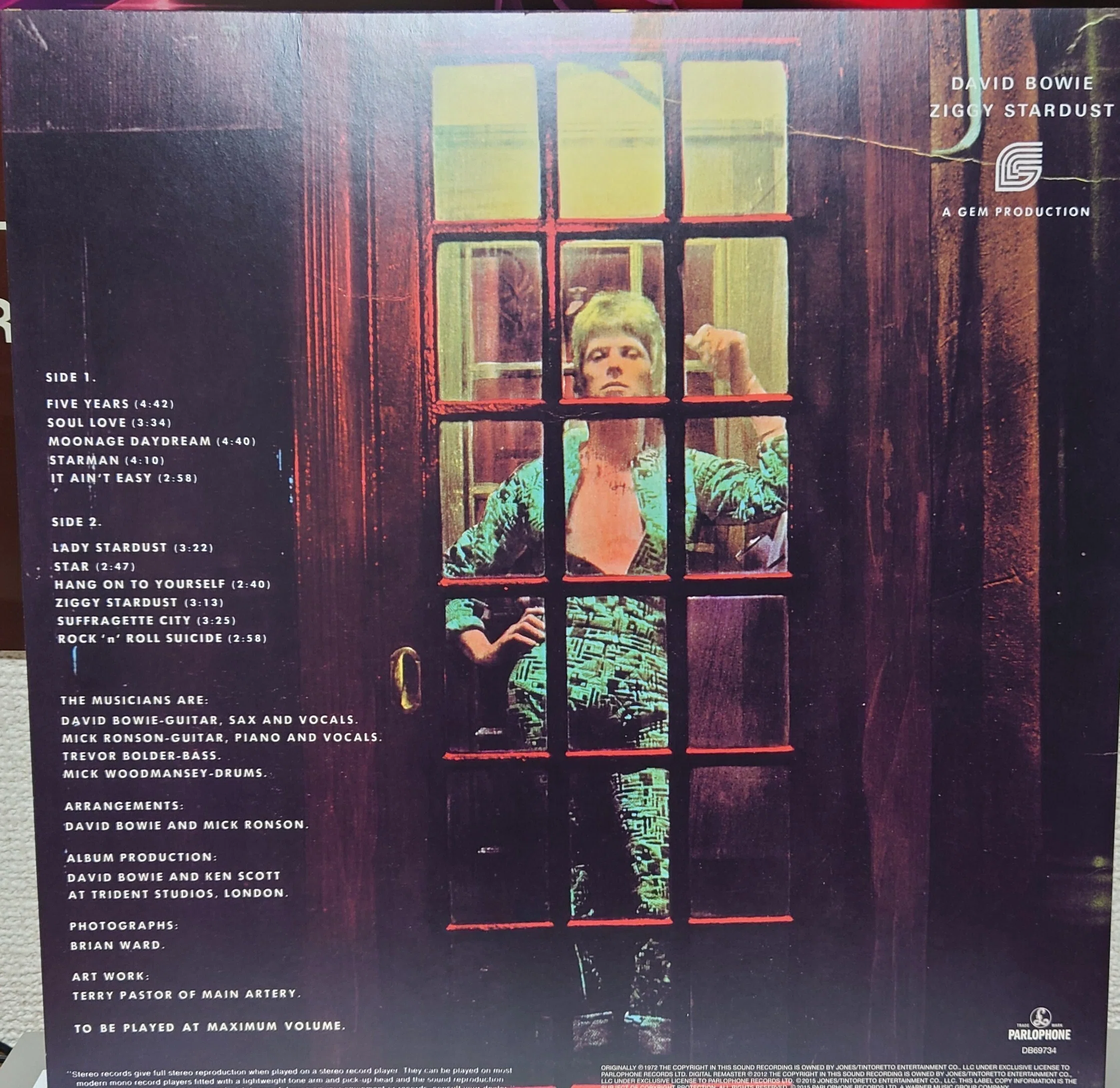 1972 Record] 6) DAVID BOWIE: The Rise and Fall of 