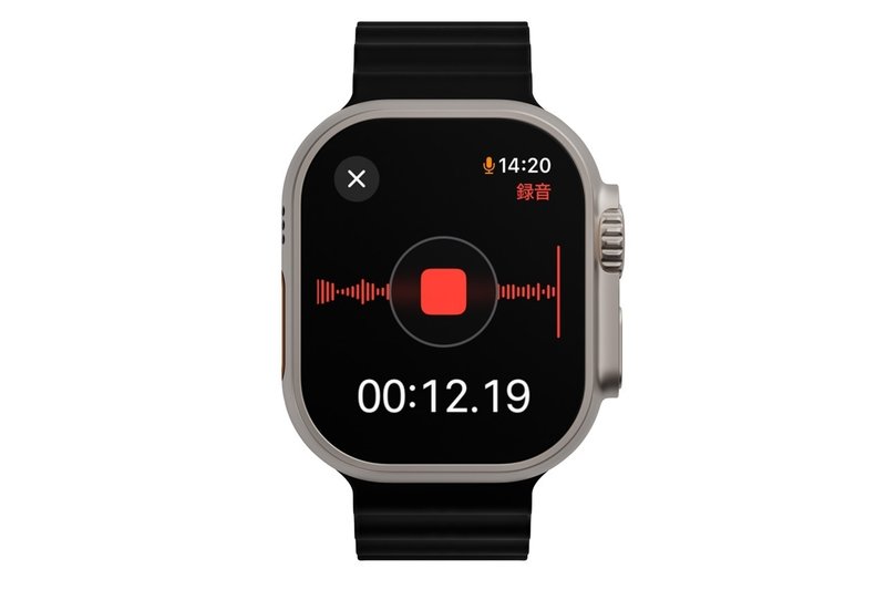 Apple Watchのボイスメモ