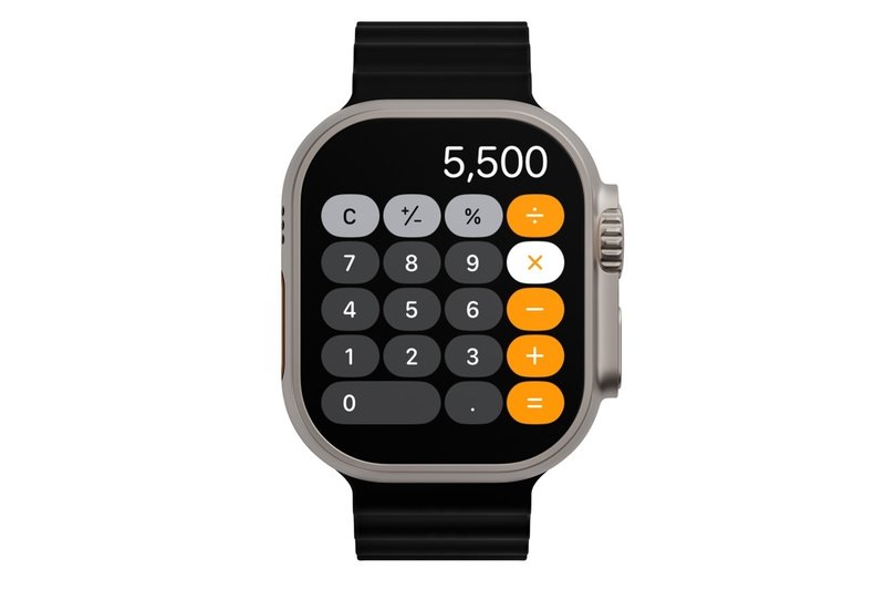 Apple Watchの電卓アプリ