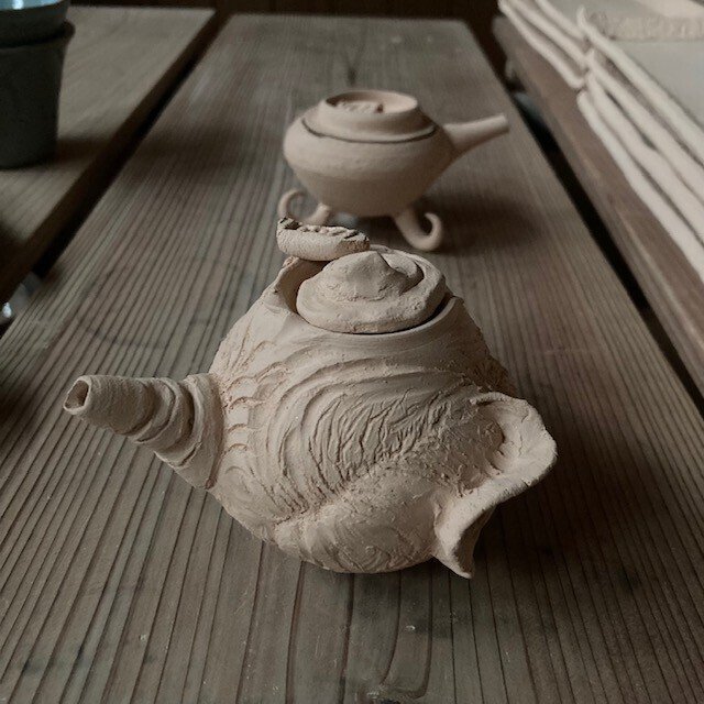 湯呑 掛分 朝日窯工房作｜Asahiyaki | Tea pottery in Uji