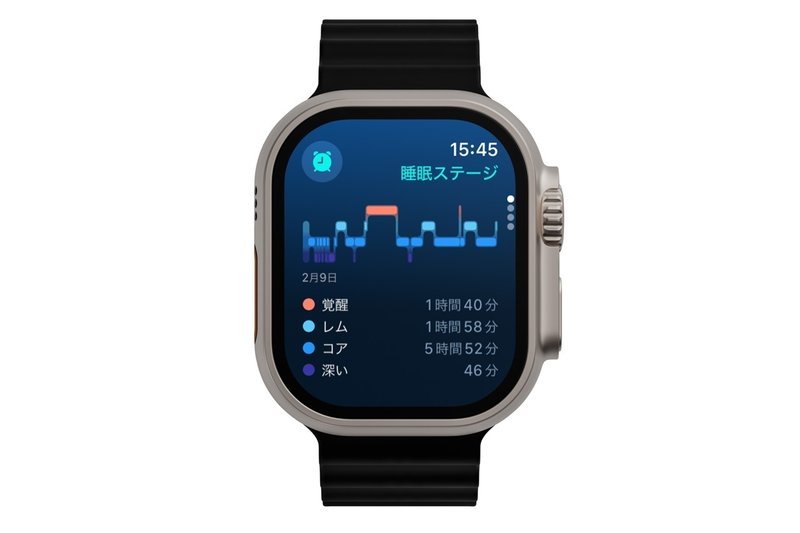 Apple Watchの睡眠時間や質の測定