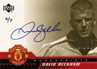 その他 04 SP AUTHENTIC Manchester Utd #10 GOLD Soccer - 2004 Upper Deck SP Authentic Manchester United