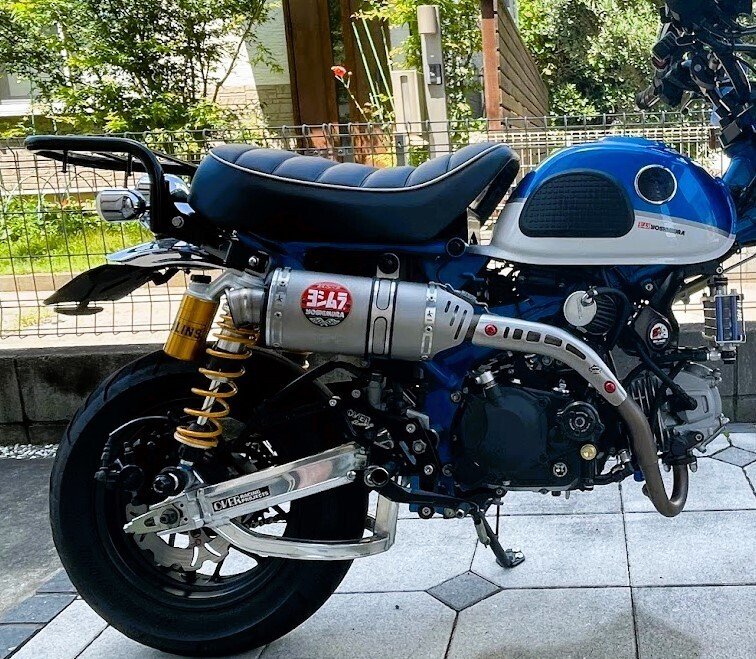 美品 武川 買いこん スクランブラー マフラー モンキー125 JB02/JB03