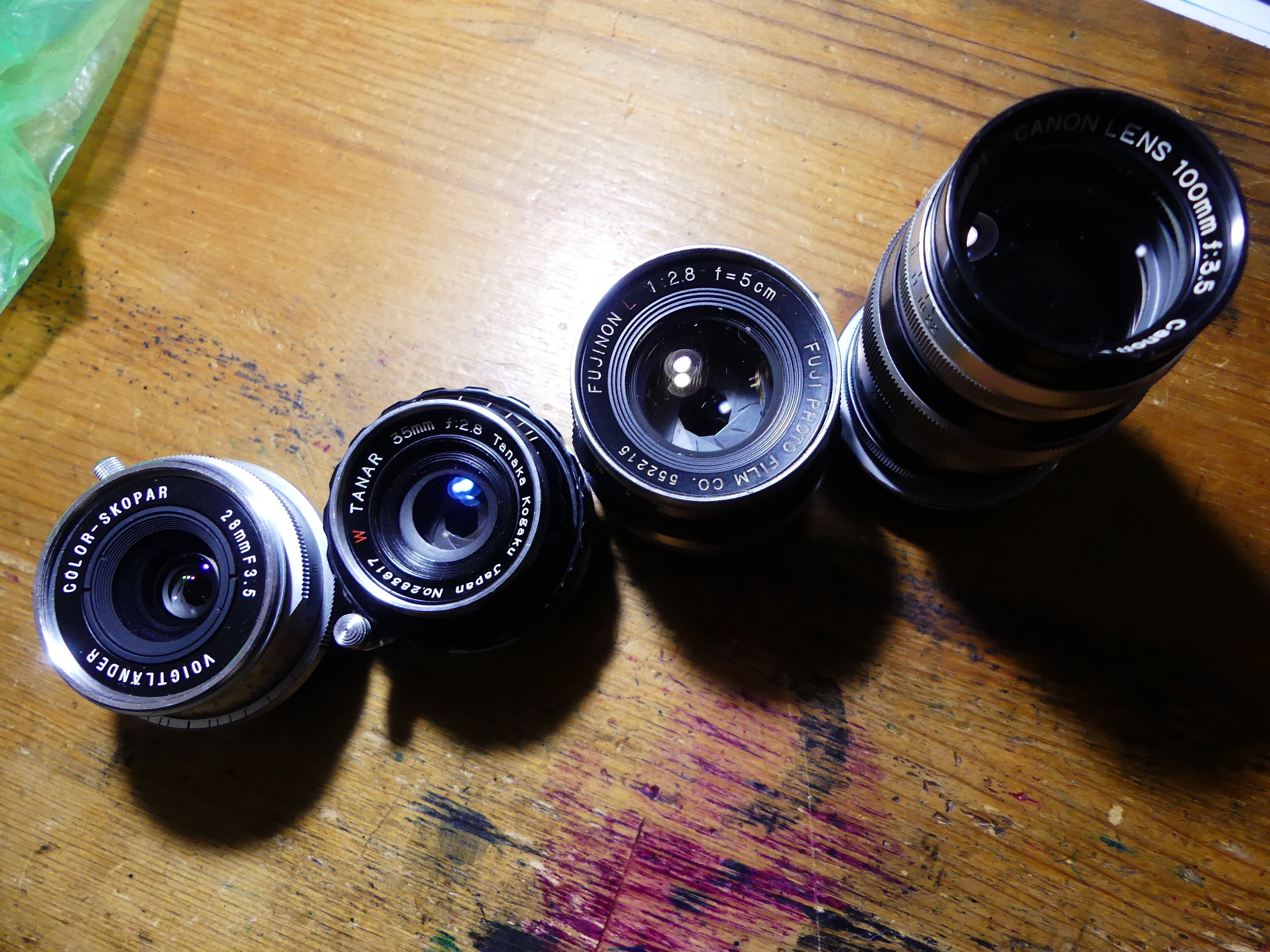 詐欺被害に遭いながらも田中光学Tanar 35mm F2.8 L39マウントの 詐欺被害に遭いながらも田中光学Tanar 35mm F2.8 L39マウントの