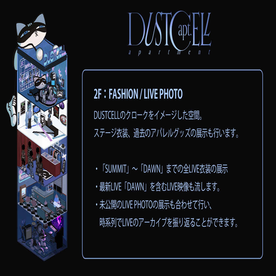 DUSTCELL apt.見に行ってきました！｜たうらす