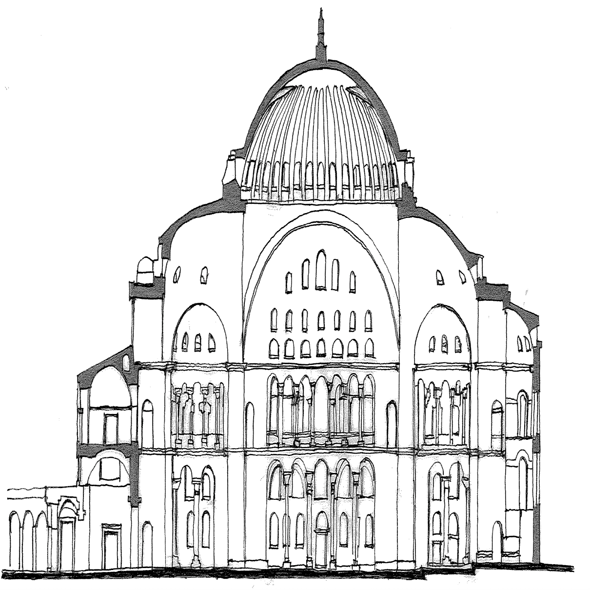西洋建築史】ハギア・ソフィア大聖堂（トルコ）｜荘司 和樹（しょうじ