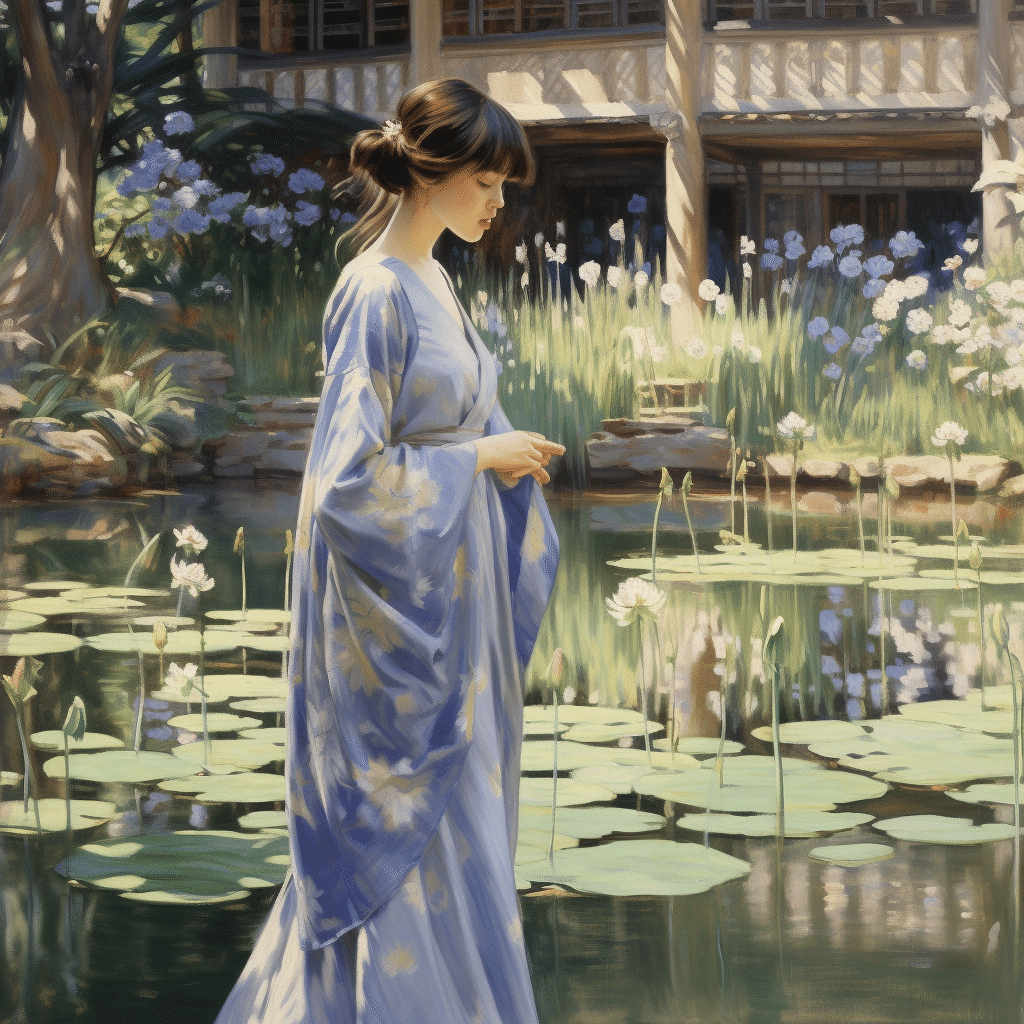 古今和歌集」でAIアート⑮（よみ人知らず）｜贈堂