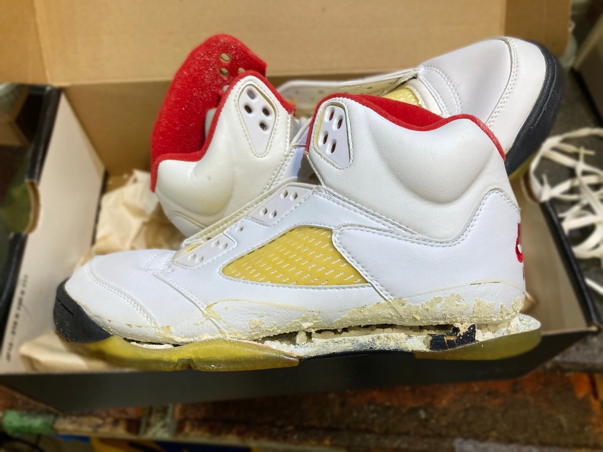 前編】【スニーカーソールカスタム】NIKE Air Jordan5 Retro（AJ5  