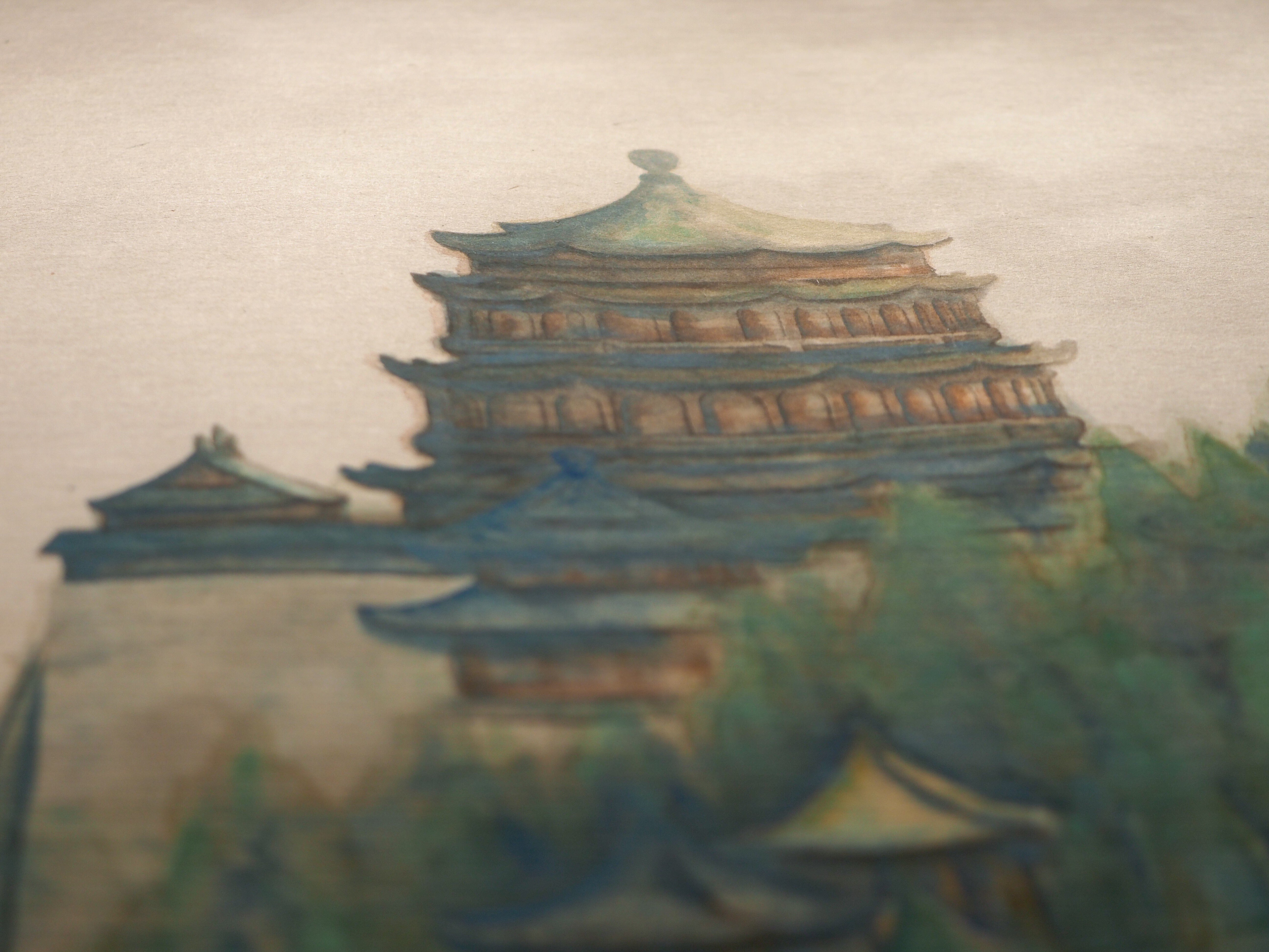 前田青邨 扇面画 日本画 帝室技芸員 文化勲章 萩岡松韻 為書 山田流箏曲 前田青邨「山茶花」-336x216.jpg
